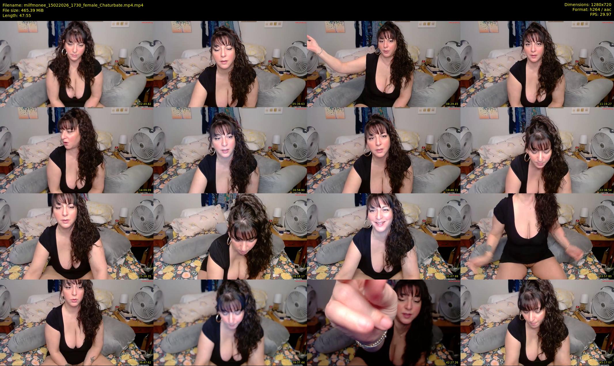 milfmonee — 48 minute Chaturbate female cam show recording, 720p, Feb 15, 2026