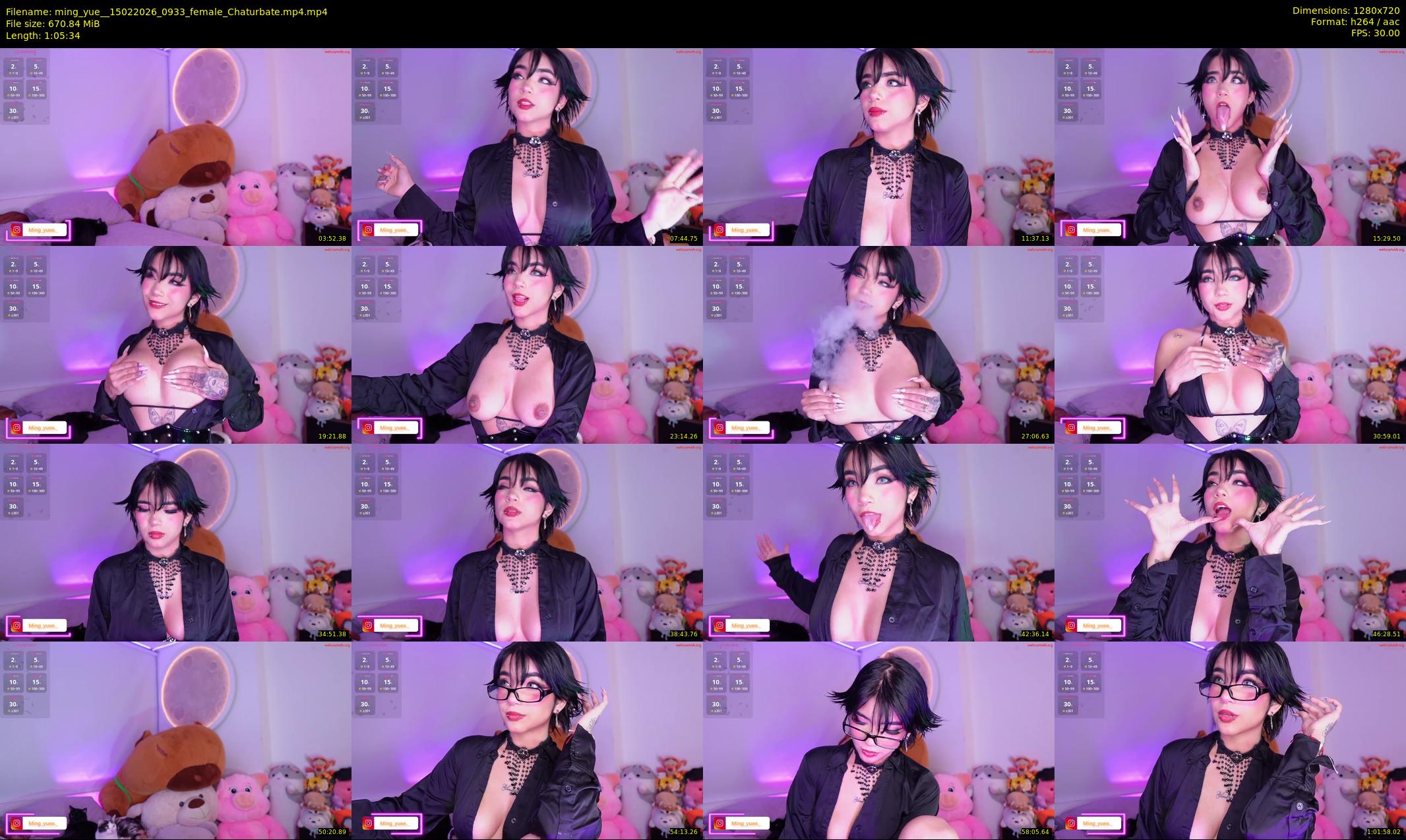ming_yue_ — 66 minute Chaturbate female cam show recording, 720p, Feb 15, 2026