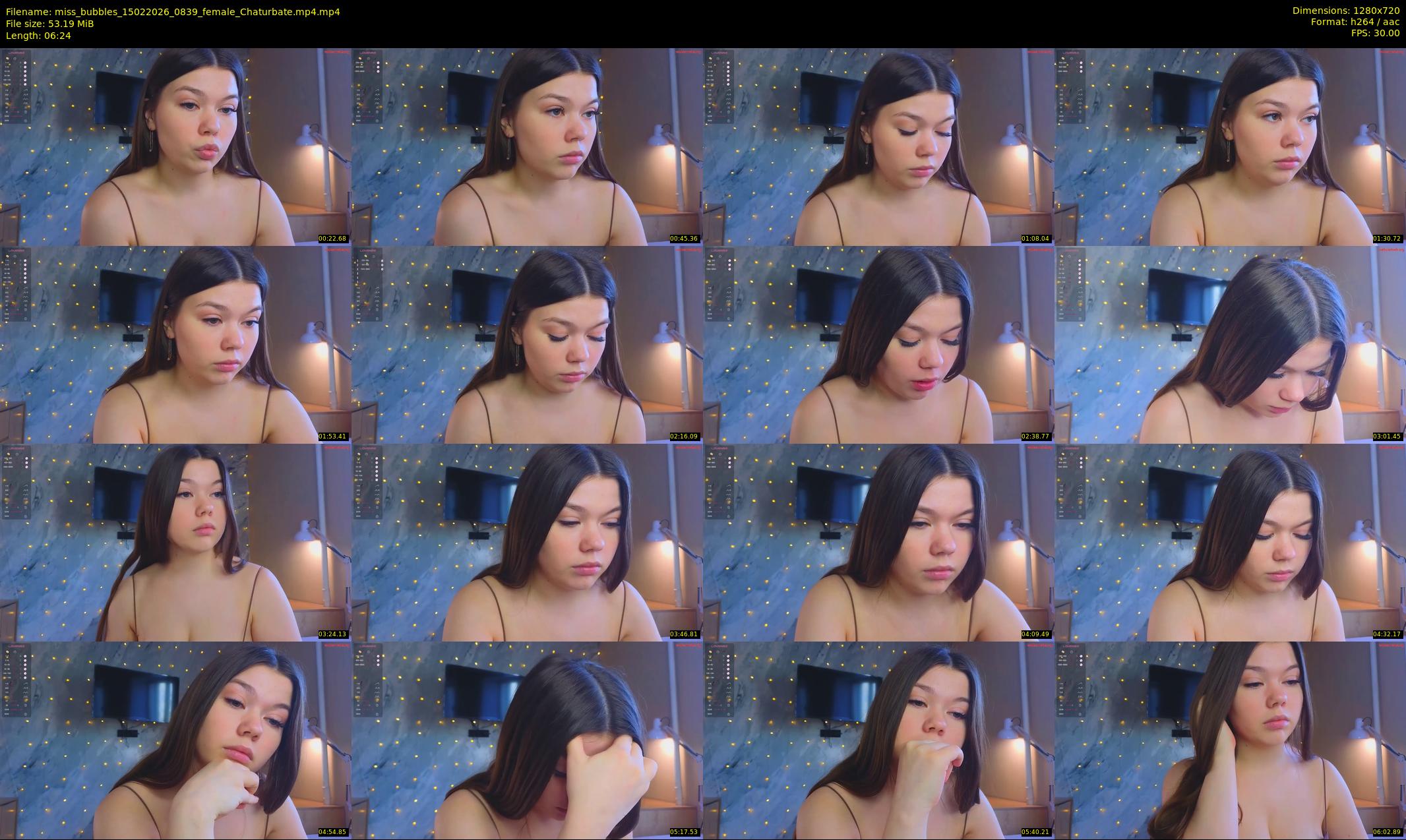 miss_bubbles — 7 minute Chaturbate female cam show recording, 720p, Feb 15, 2026