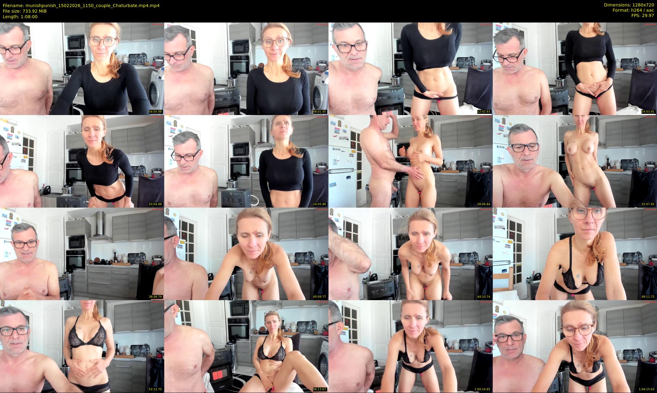 munishpunish — 68 minute Chaturbate couple cam show recording, 720p, Feb 15, 2026