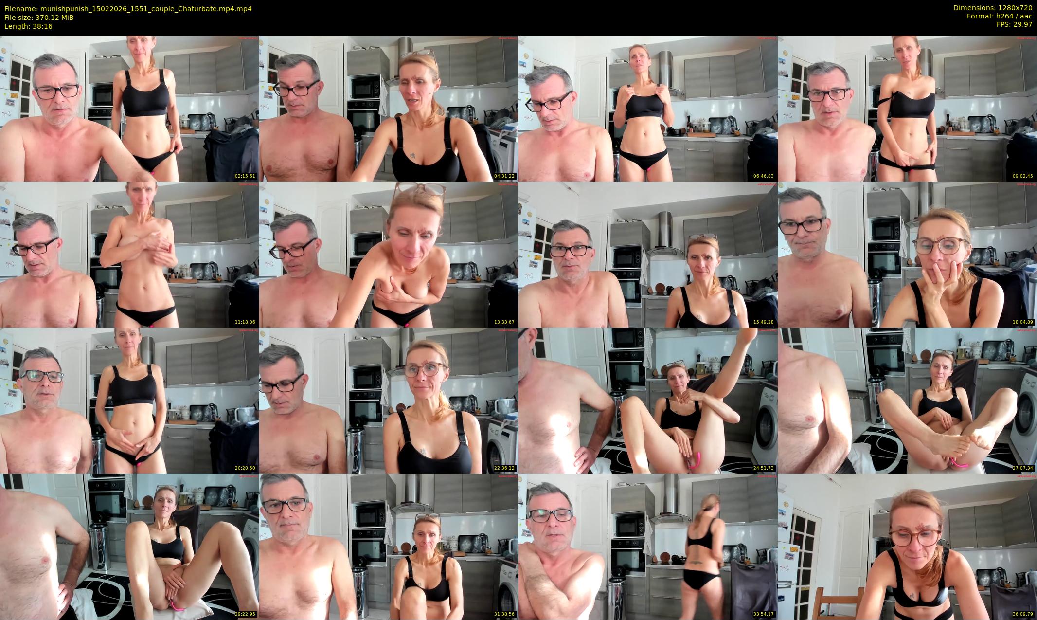 munishpunish — 39 minute Chaturbate couple cam show recording, 720p, Feb 15, 2026