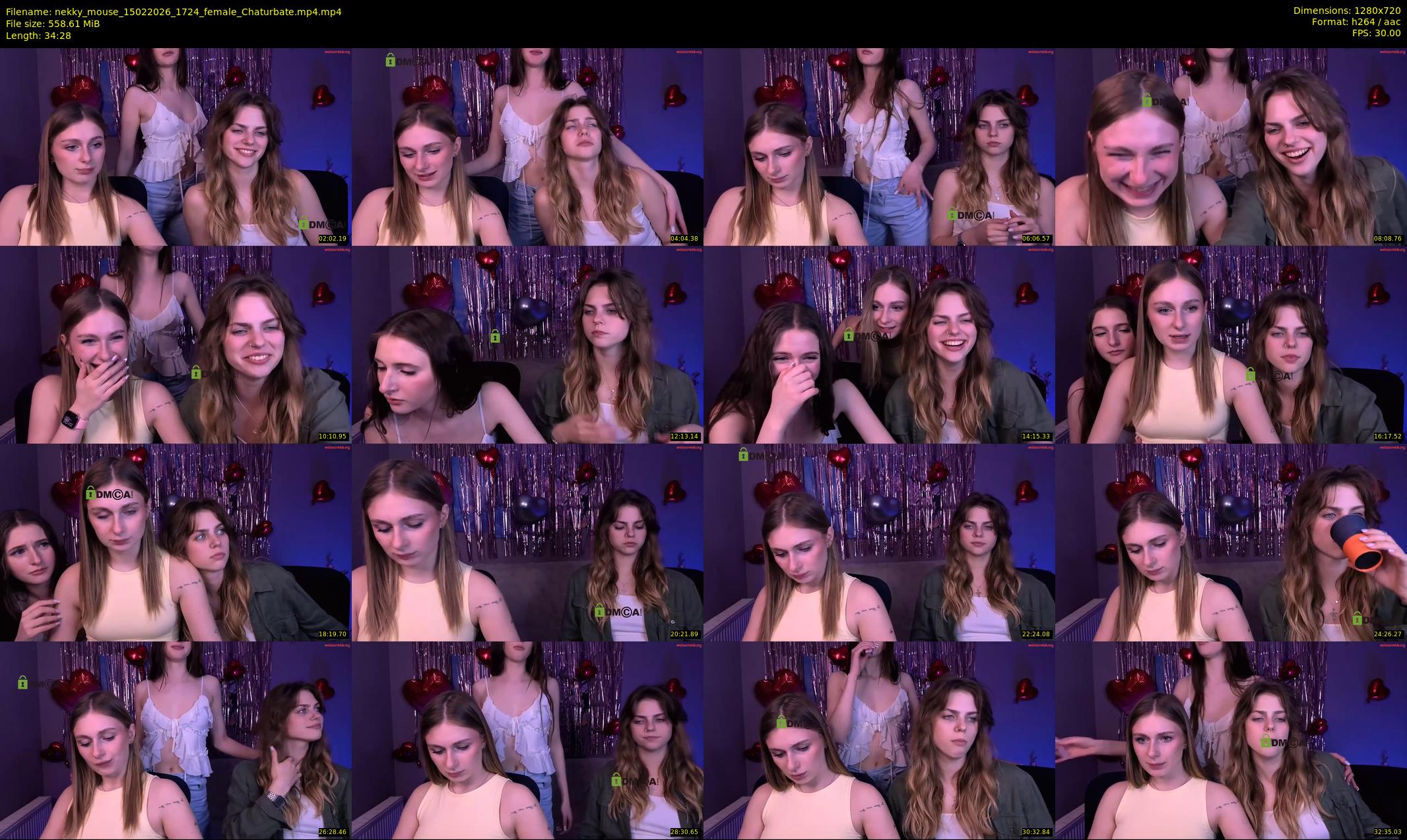 nekky_mouse — 35 minute Chaturbate female cam show recording, 720p, Feb 15, 2026