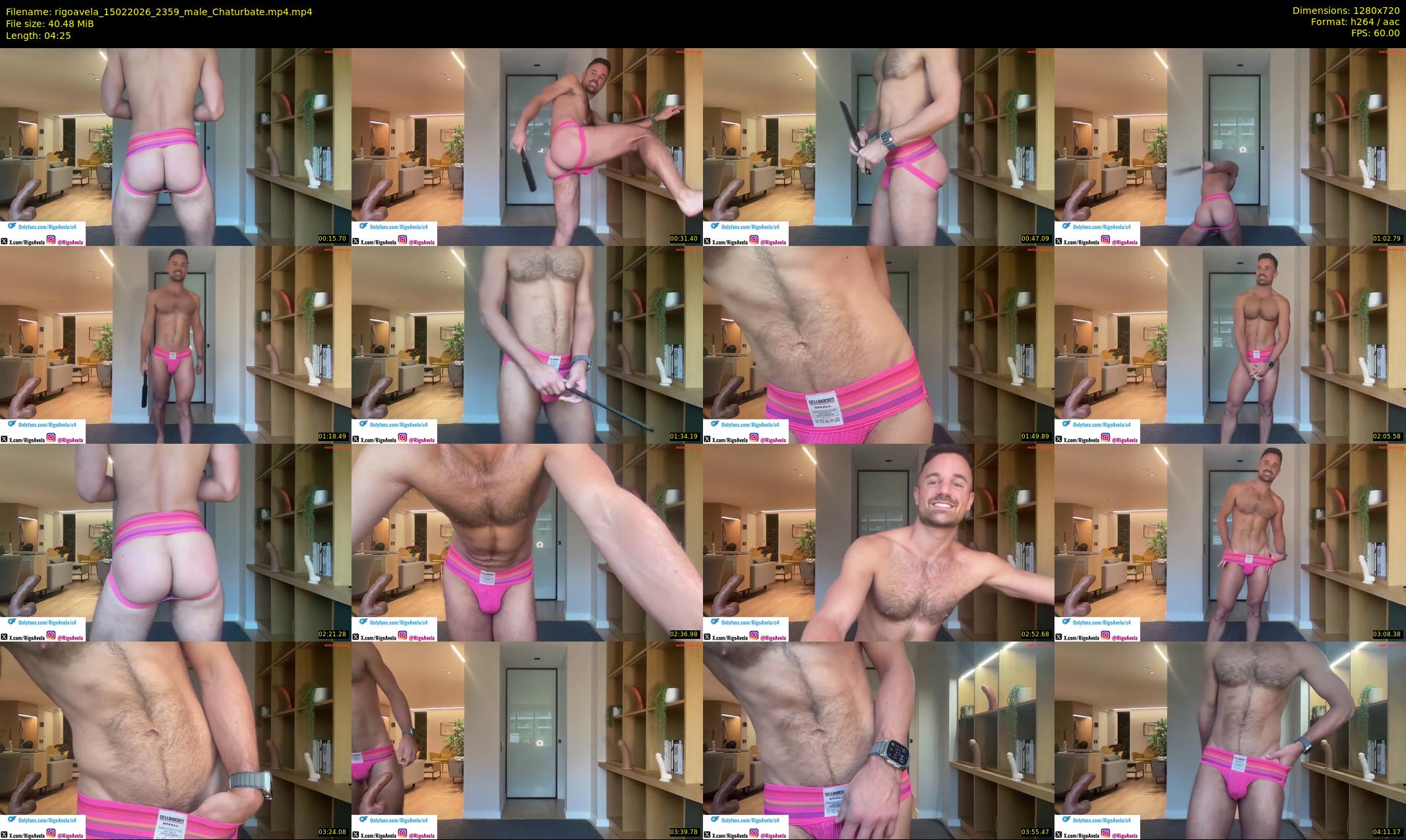rigoavela — 5 minute Chaturbate male cam show recording, 720p, Feb 15, 2026