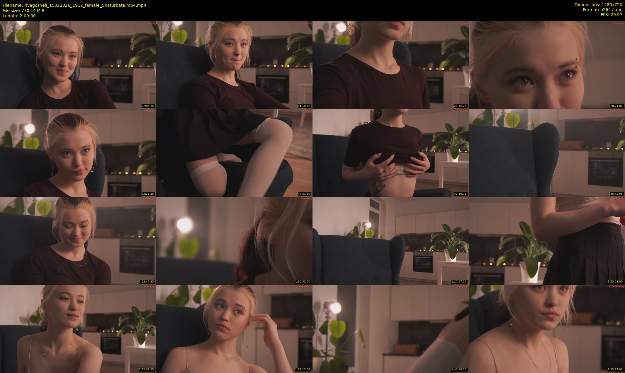 rivagosnell — 120 minute Chaturbate female cam show recording, 720p, Feb 15, 2026
