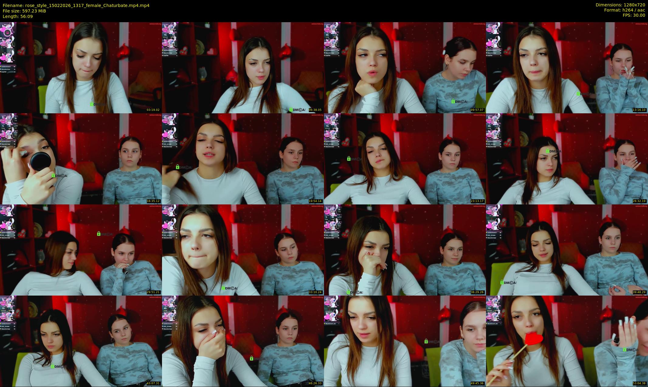 rose_style — 57 minute Chaturbate couple cam show recording, 720p, Feb 15, 2026
