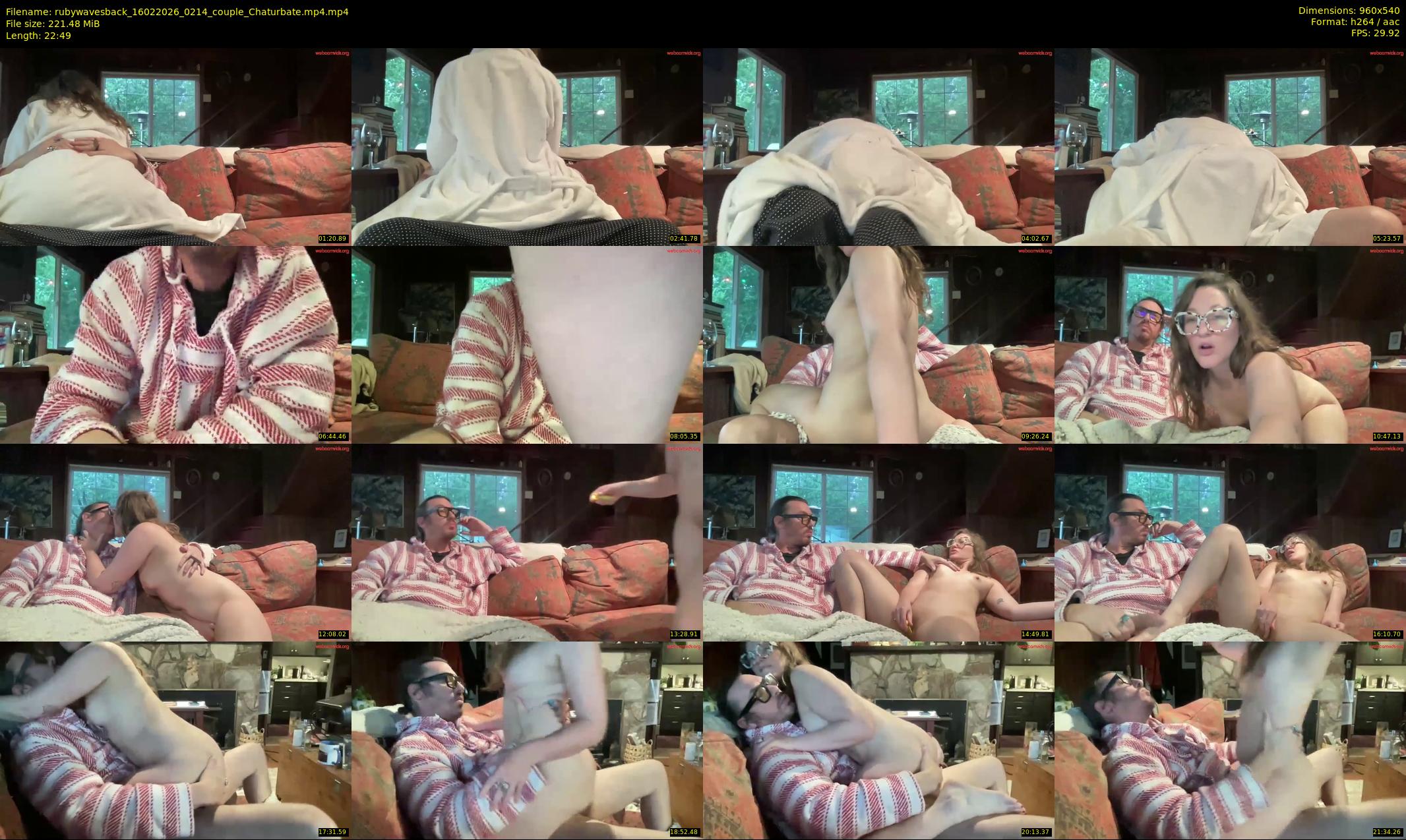 rubywavesback — 23 minute Chaturbate couple cam show recording, 480p, Feb 16, 2026
