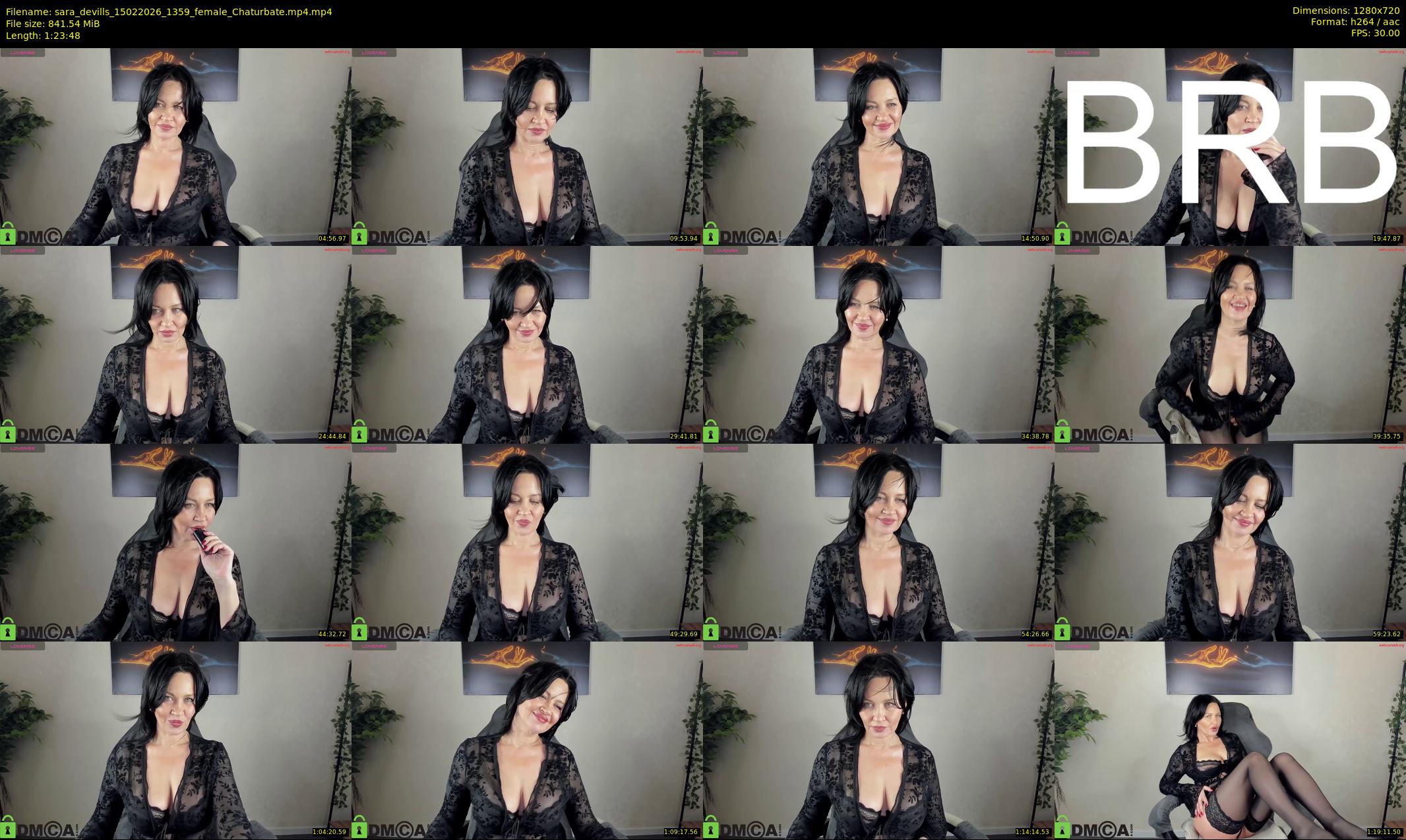 sara_devills — 84 minute Chaturbate female cam show recording, 720p, Feb 15, 2026