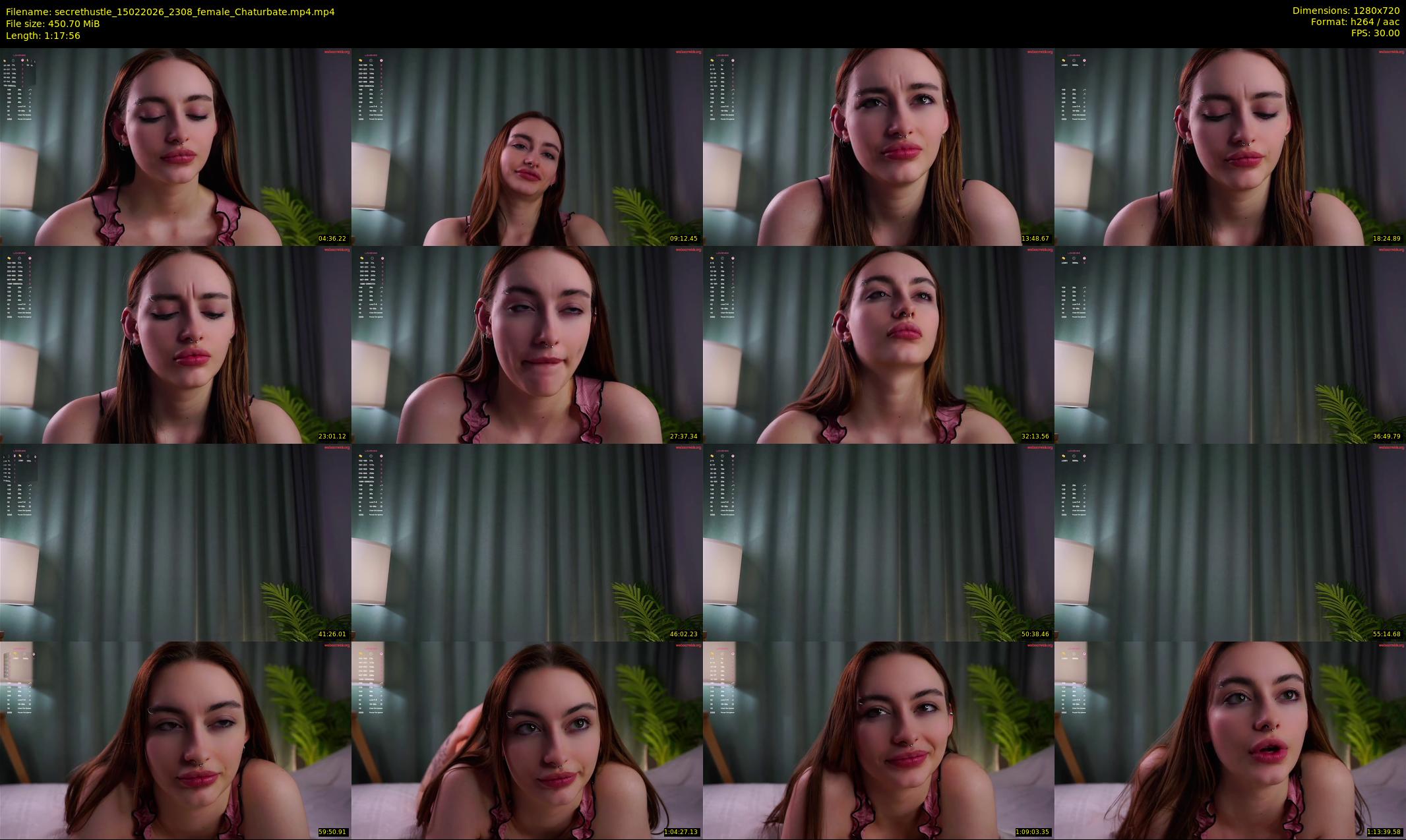secrethustle — 78 minute Chaturbate female cam show recording, 720p, Feb 15, 2026