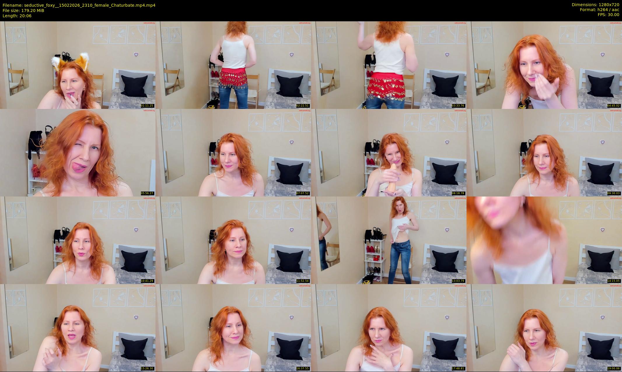seductive_foxy_ — 21 minute Chaturbate female cam show recording, 720p, Feb 15, 2026
