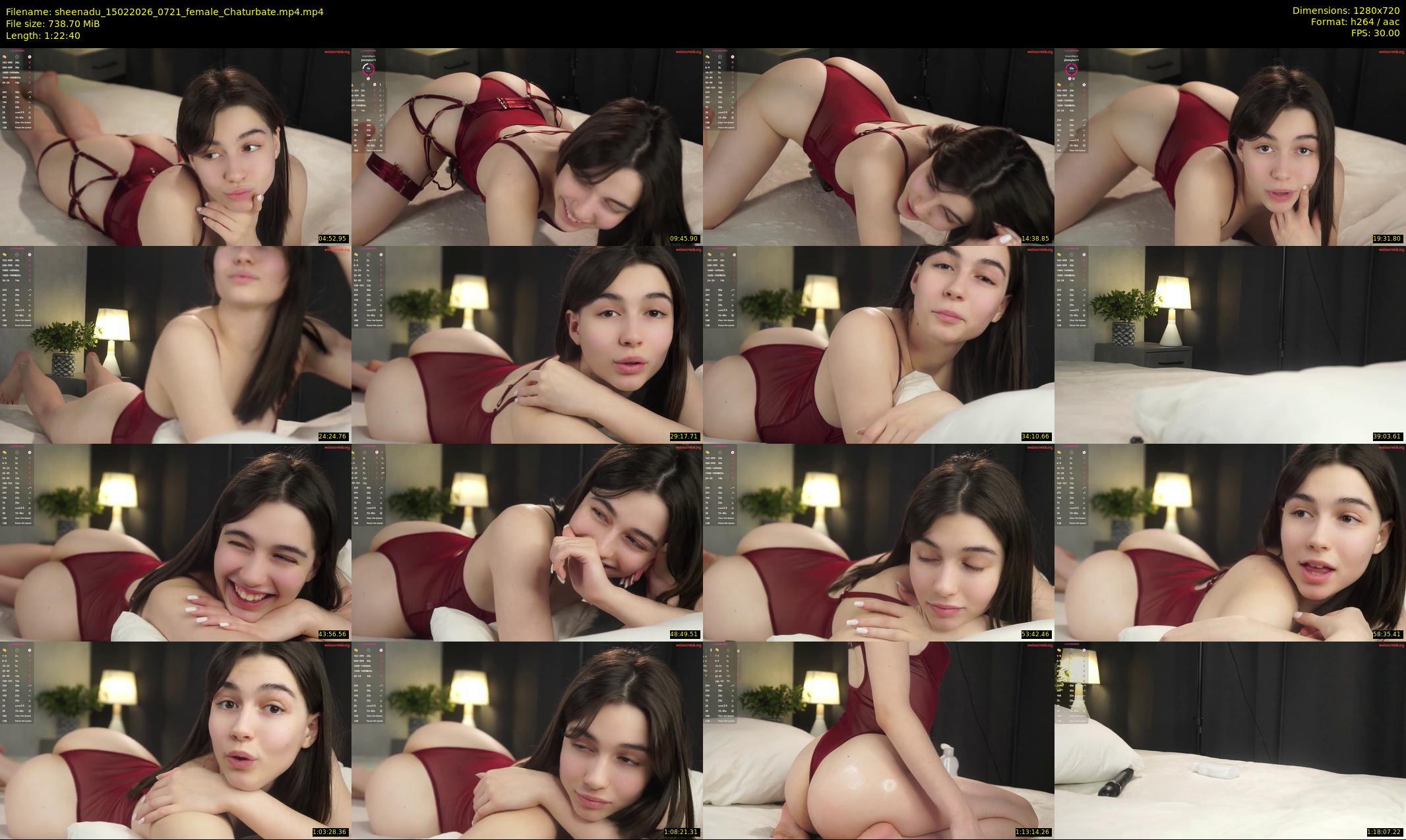 sheenadu — 83 minute Chaturbate female cam show recording, 720p, Feb 15, 2026