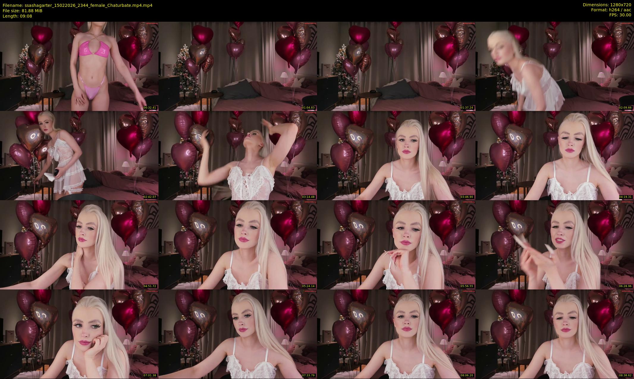 ssashagarter — 10 minute Chaturbate female cam show recording, 720p, Feb 15, 2026
