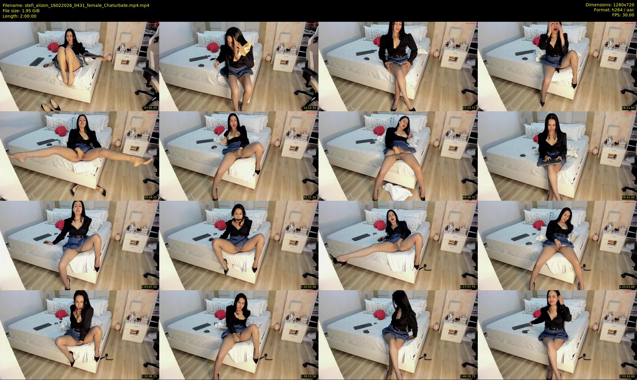 stefi_alizon — 120 minute Chaturbate female cam show recording, 720p, Feb 16, 2026