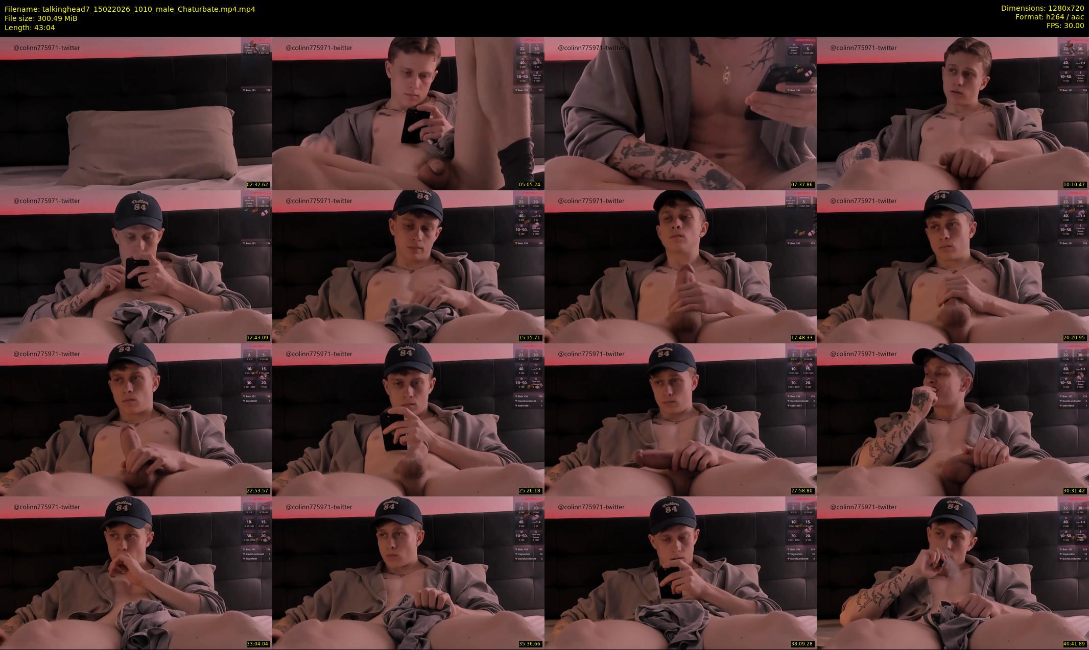 talkinghead7 — 44 minute Chaturbate male cam show recording, 720p, Feb 15, 2026