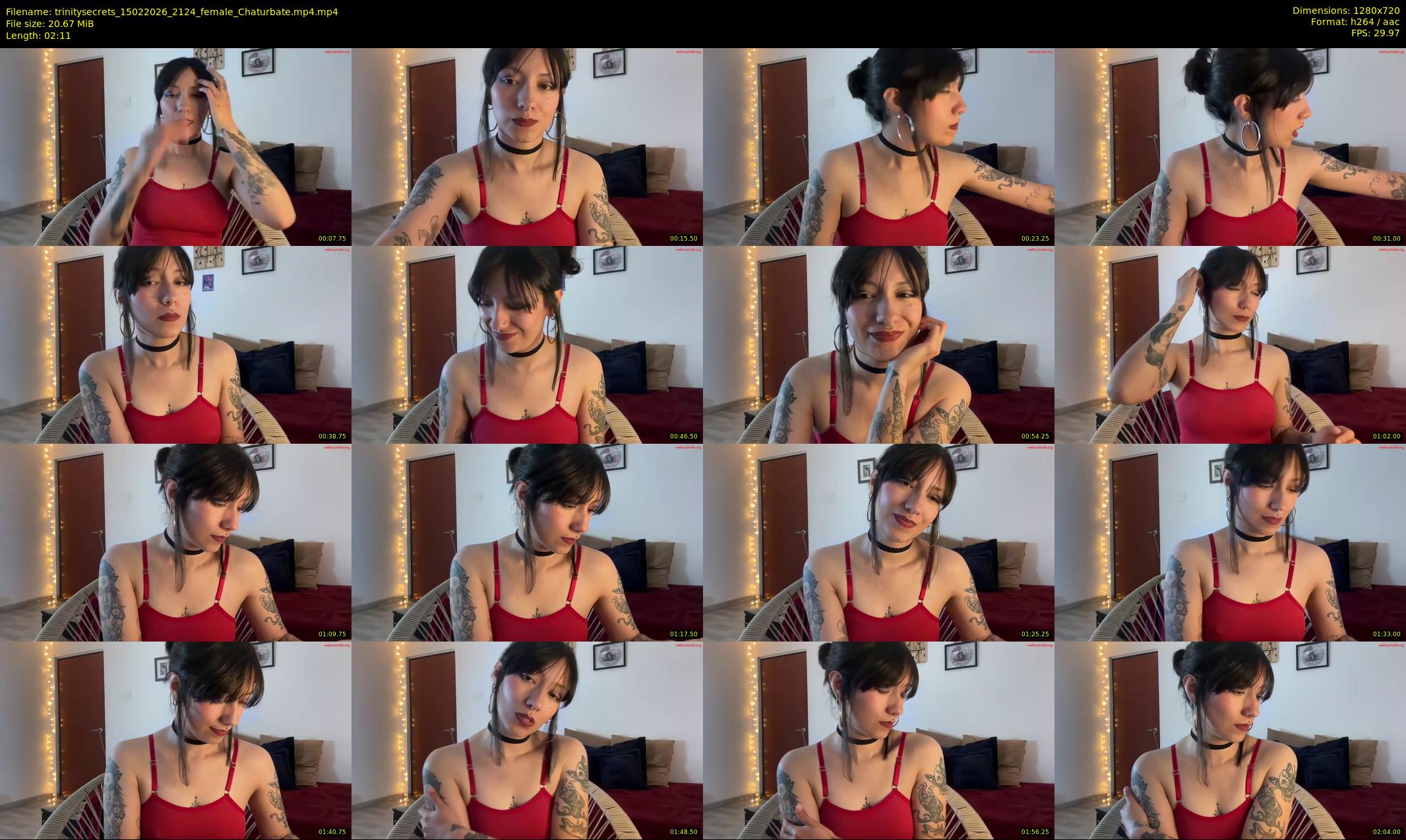 trinitysecrets — 3 minute Chaturbate female cam show recording, 720p, Feb 15, 2026
