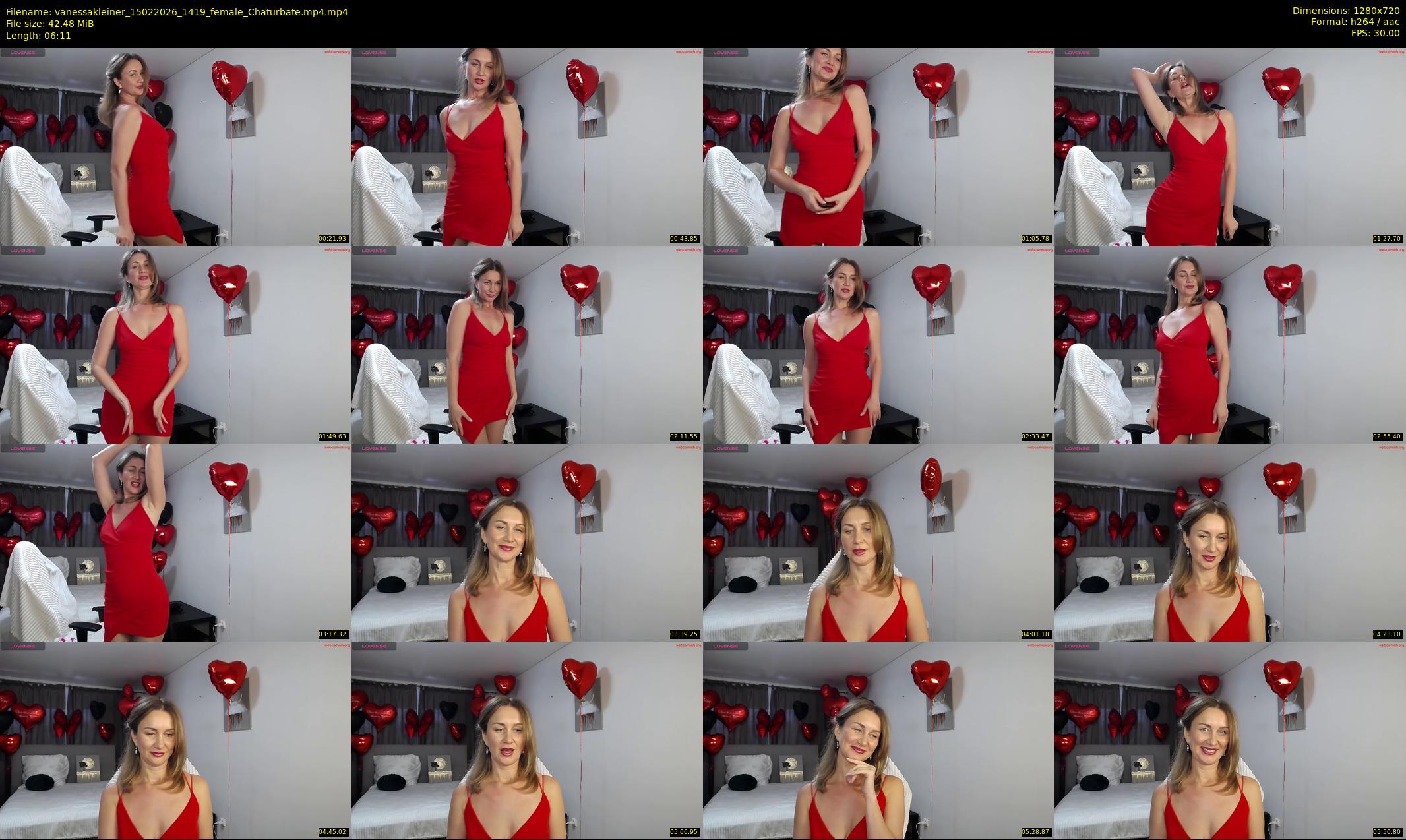 vanessakleiner — 7 minute Chaturbate female cam show recording, 720p, Feb 15, 2026