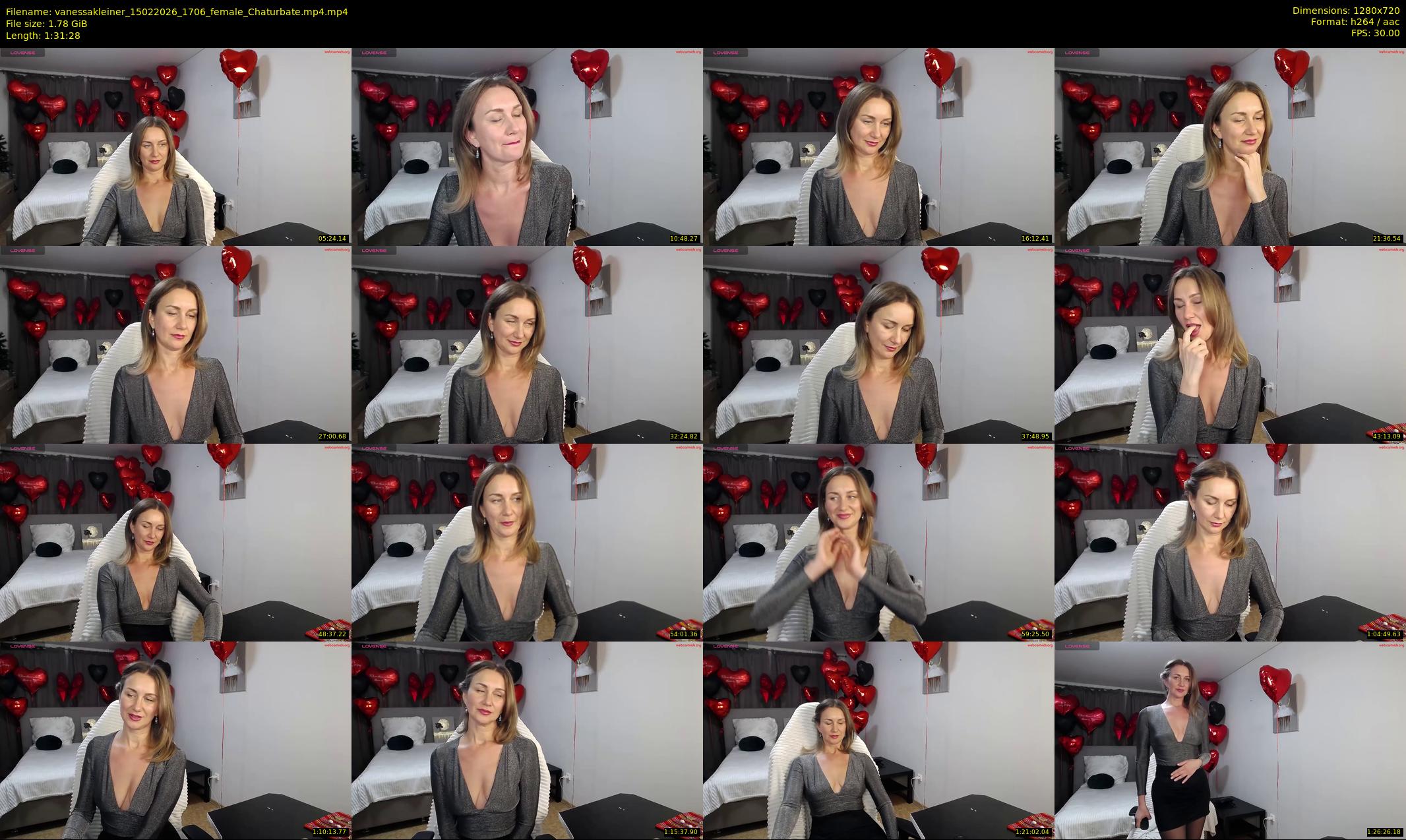 vanessakleiner — 92 minute Chaturbate female cam show recording, 720p, Feb 15, 2026