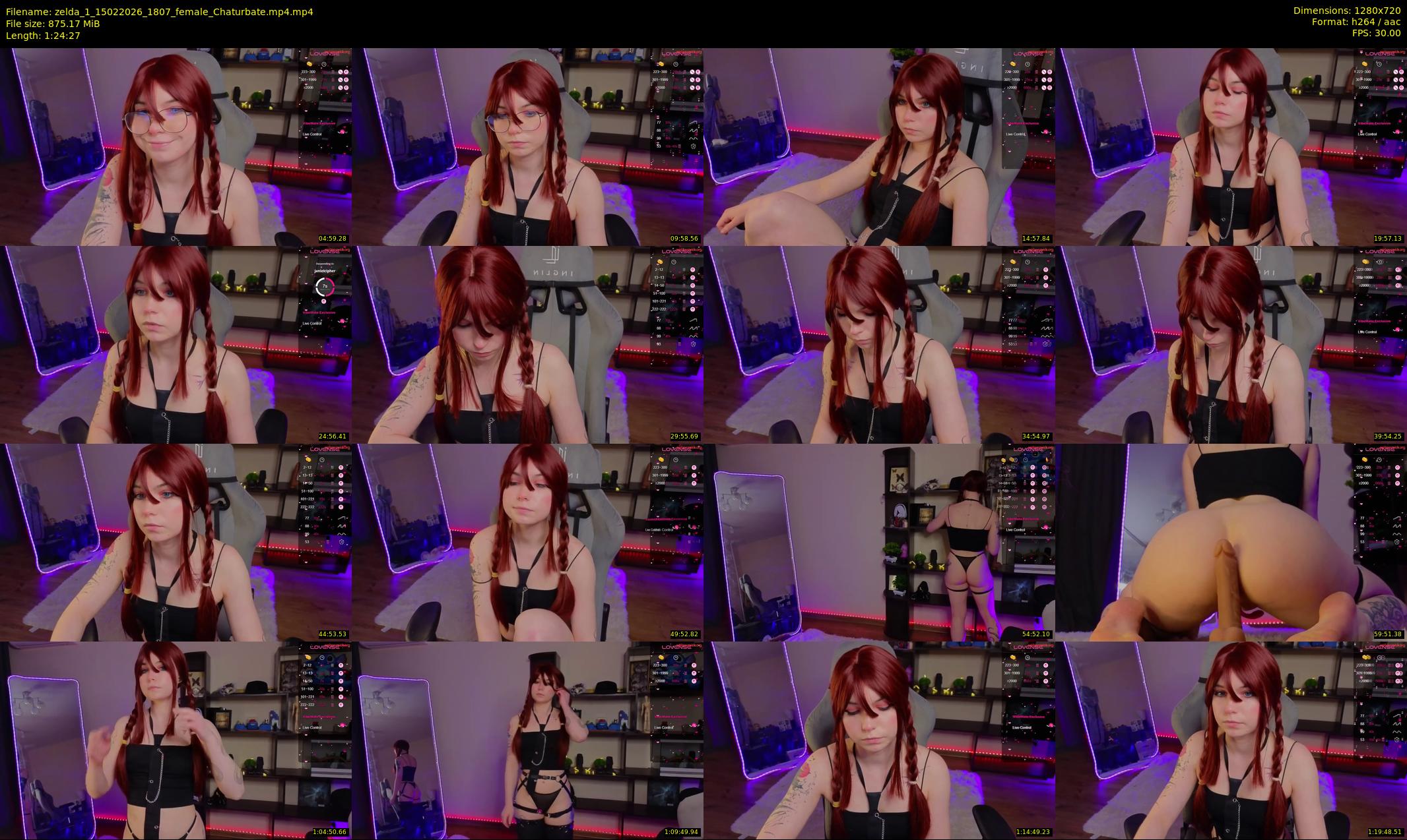 zelda_1 — 85 minute Chaturbate female cam show recording, 720p, Feb 15, 2026