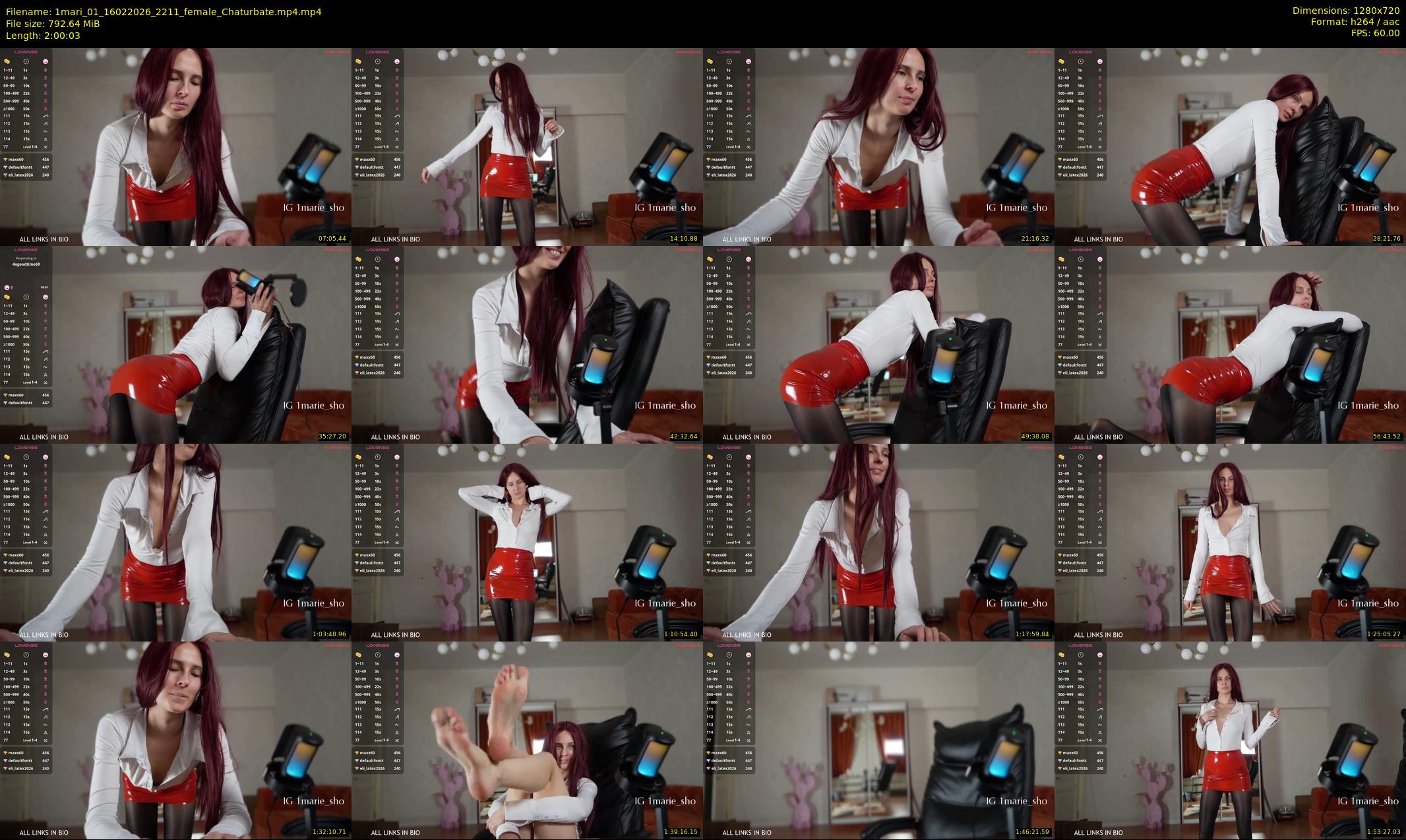 1mari_01 — 121 minute Chaturbate female cam show recording, 720p, Feb 16, 2026