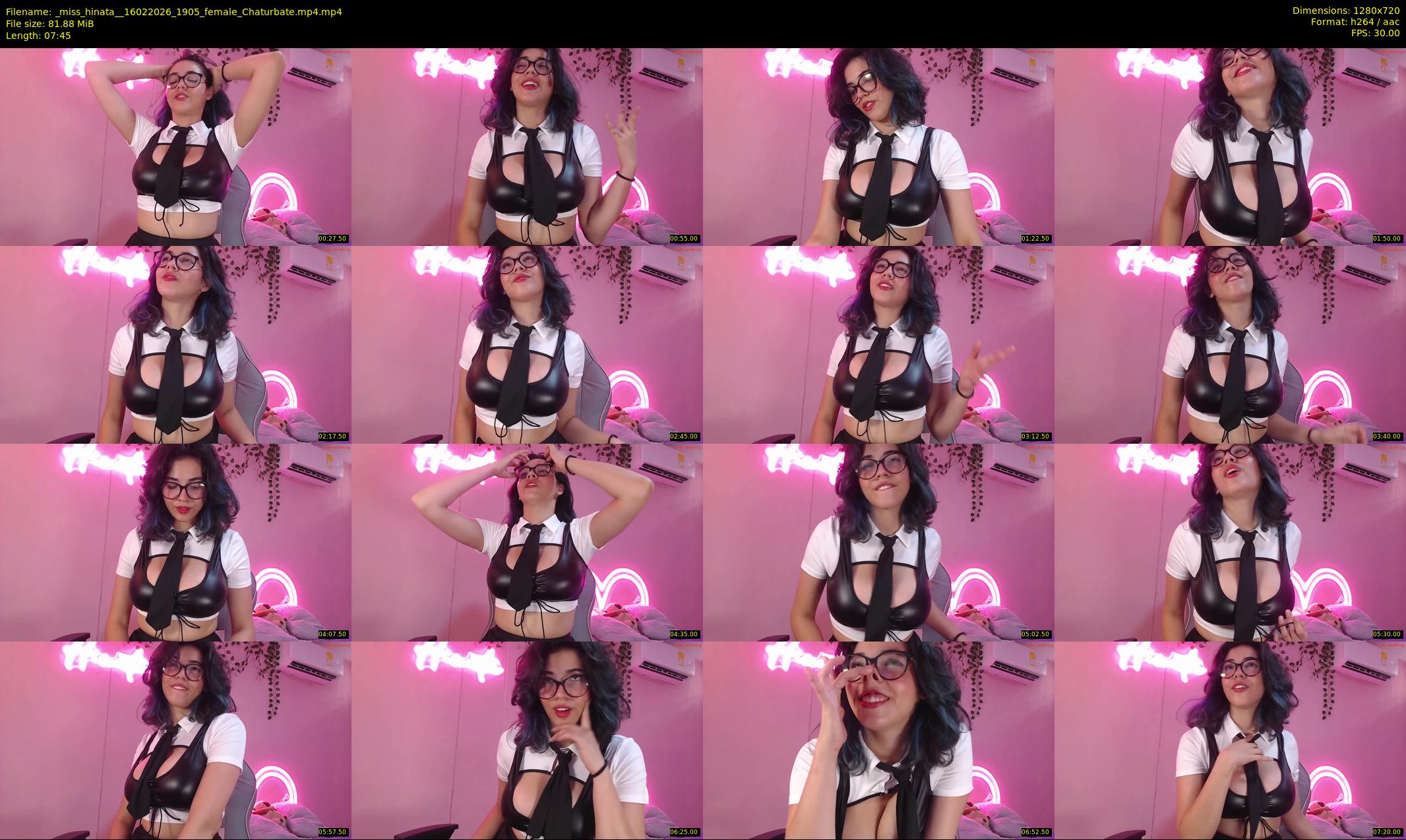 _miss_hinata_ — 8 minute Chaturbate female cam show recording, 720p, Feb 16, 2026