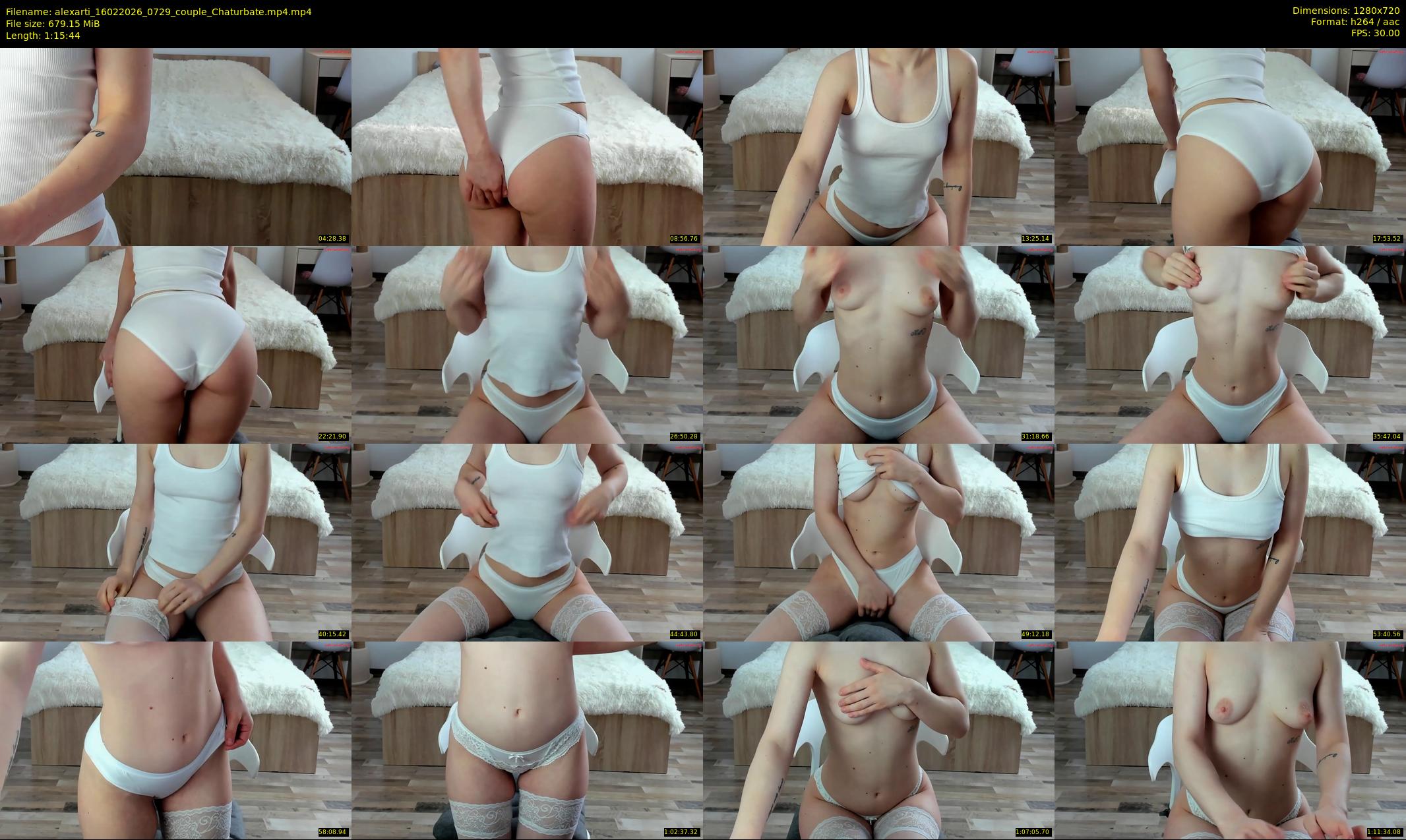 alexarti — 76 minute Chaturbate couple cam show recording, 720p, Feb 16, 2026