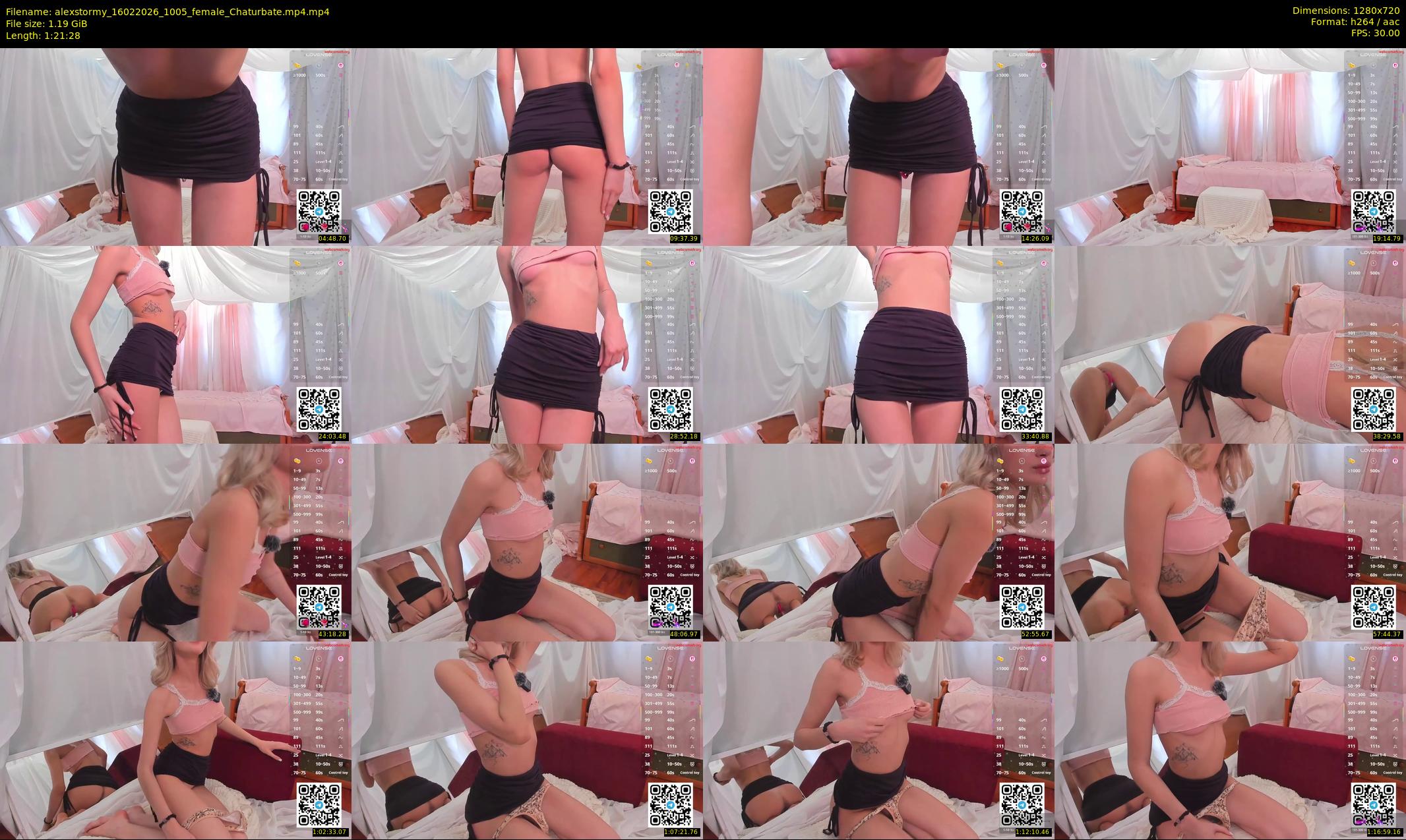 alexstormy — 82 minute Chaturbate female cam show recording, 720p, Feb 16, 2026