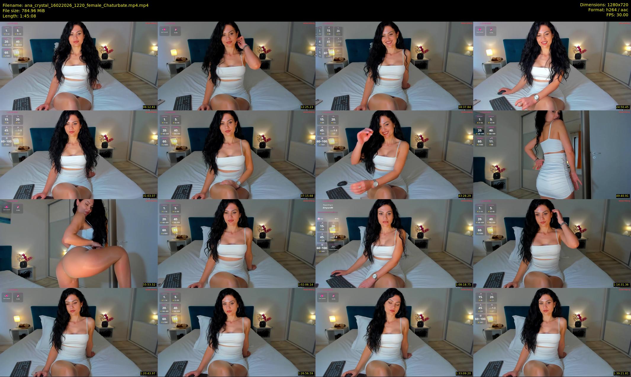 ana_crystal — 106 minute Chaturbate female cam show recording, 720p, Feb 16, 2026