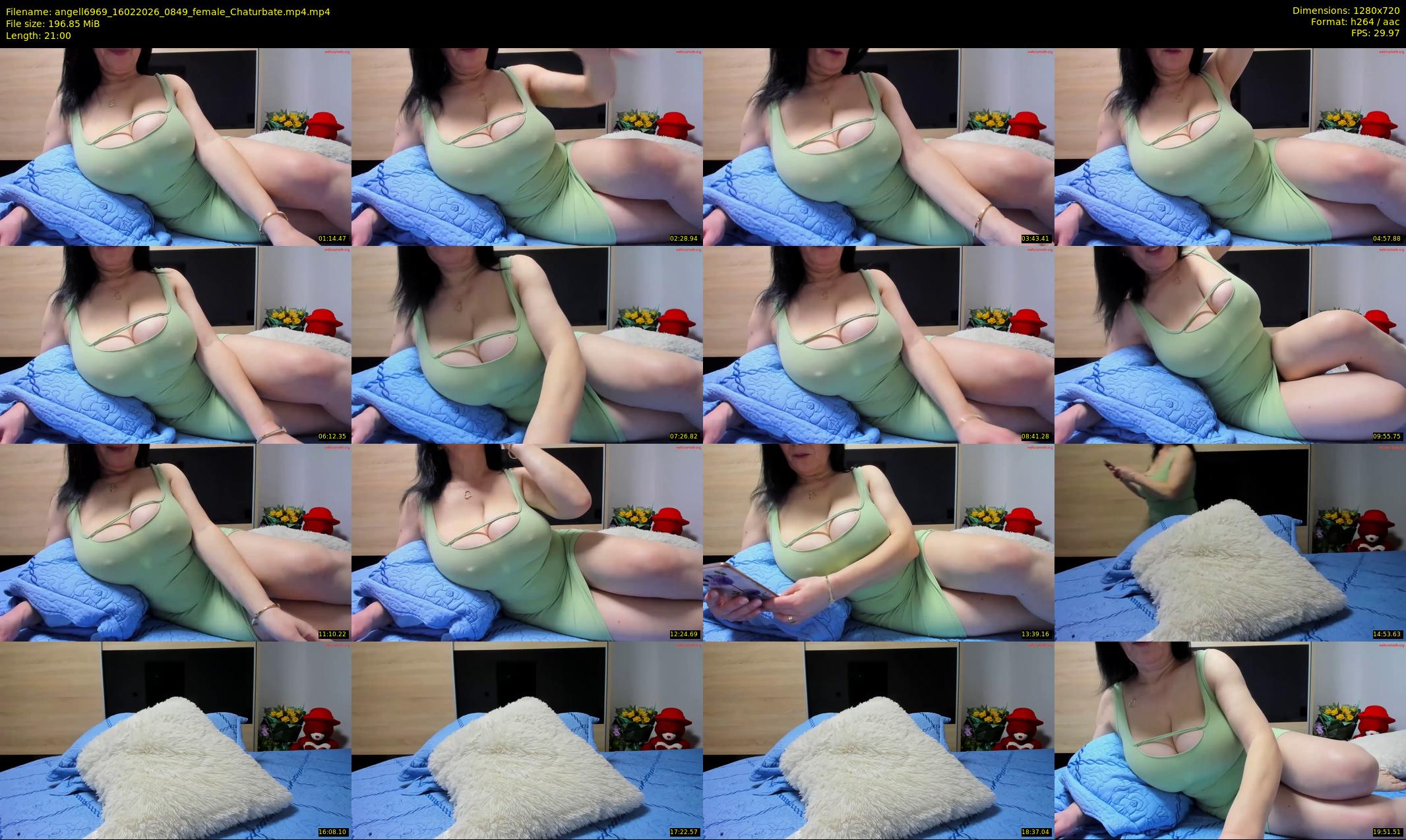 angell6969 — 21 minute Chaturbate female cam show recording, 720p, Feb 16, 2026