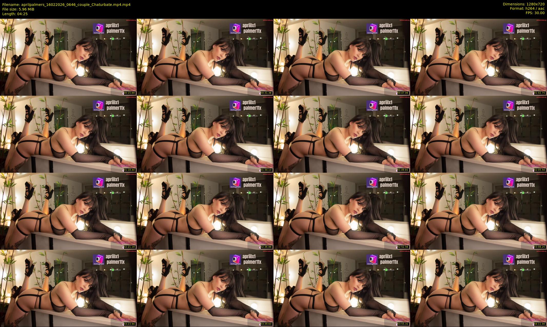 aprilpalmers — 5 minute Chaturbate female cam show recording, 720p, Feb 16, 2026