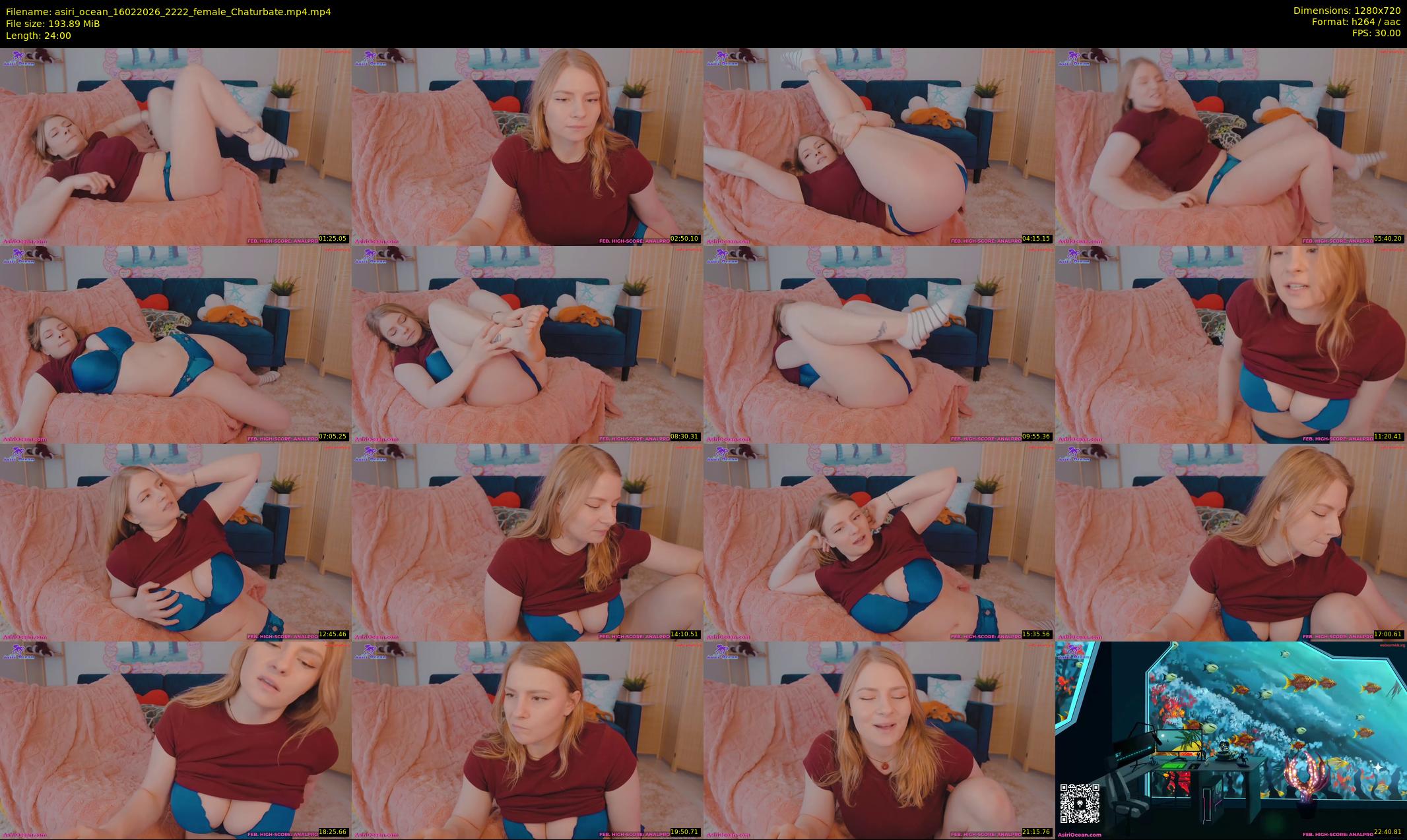 asiri_ocean — 24 minute Chaturbate female cam show recording, 720p, Feb 16, 2026