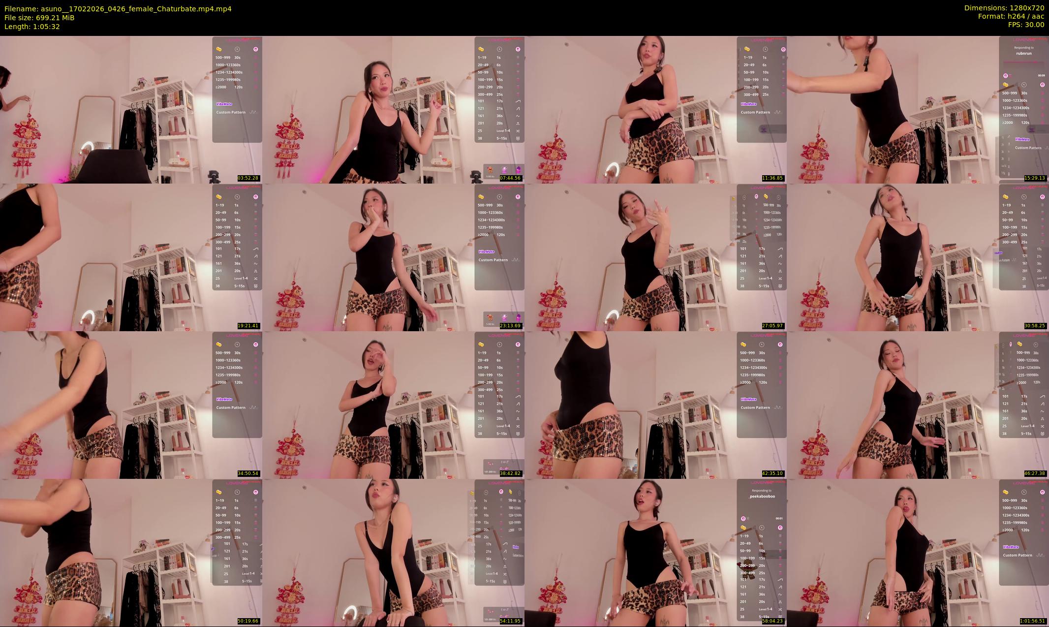 asuno_ — 66 minute Chaturbate female cam show recording, 720p, Feb 17, 2026