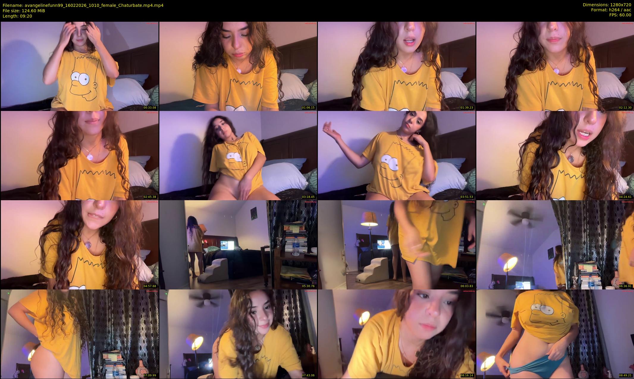 avangelinefunn99 — 10 minute Chaturbate female cam show recording, 720p, Feb 16, 2026