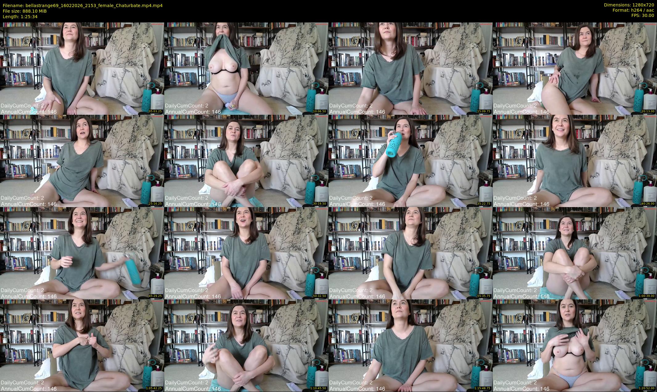 bellastrange69 — 86 minute Chaturbate female cam show recording, 720p, Feb 16, 2026
