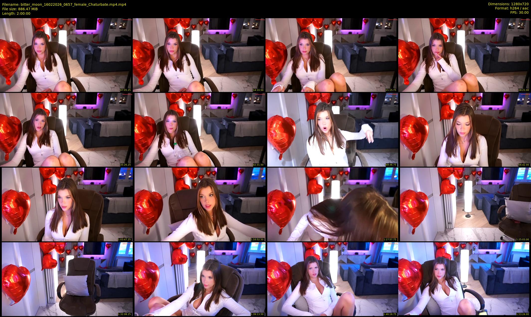 bitter_moon — 120 minute Chaturbate female cam show recording, 720p, Feb 16, 2026