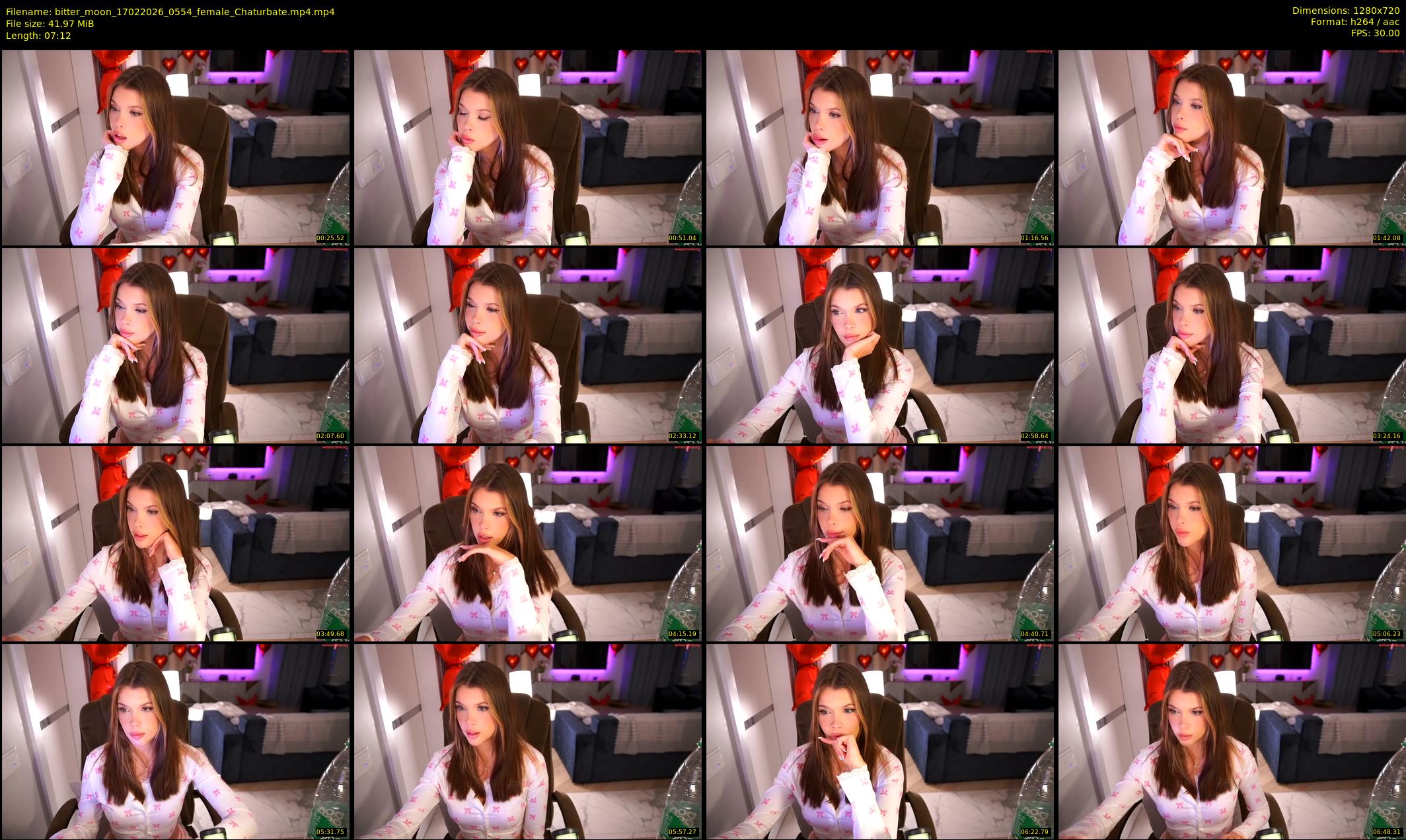 bitter_moon — 8 minute Chaturbate female cam show recording, 720p, Feb 17, 2026