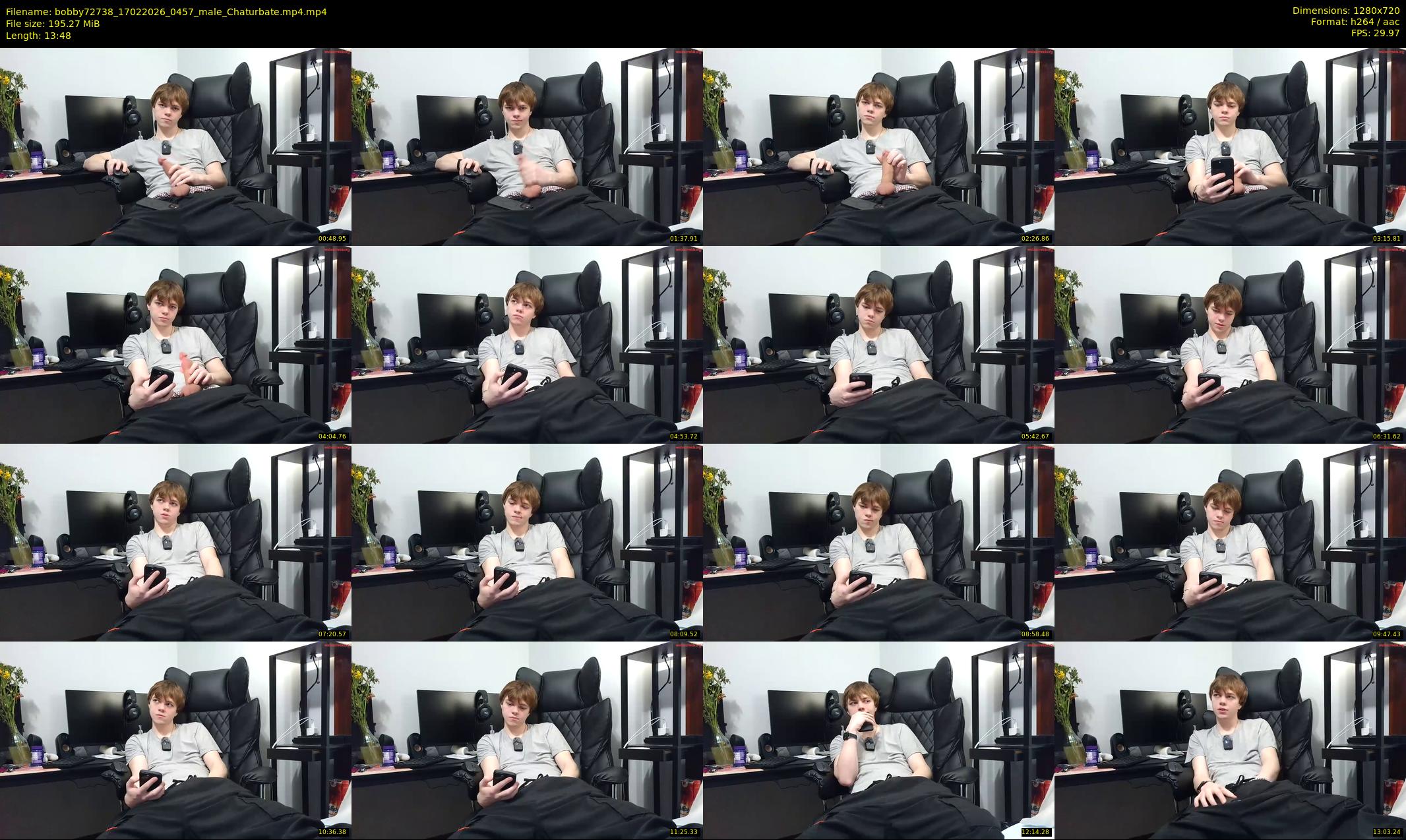 bobby72738 — 14 minute Chaturbate male cam show recording, 720p, Feb 17, 2026