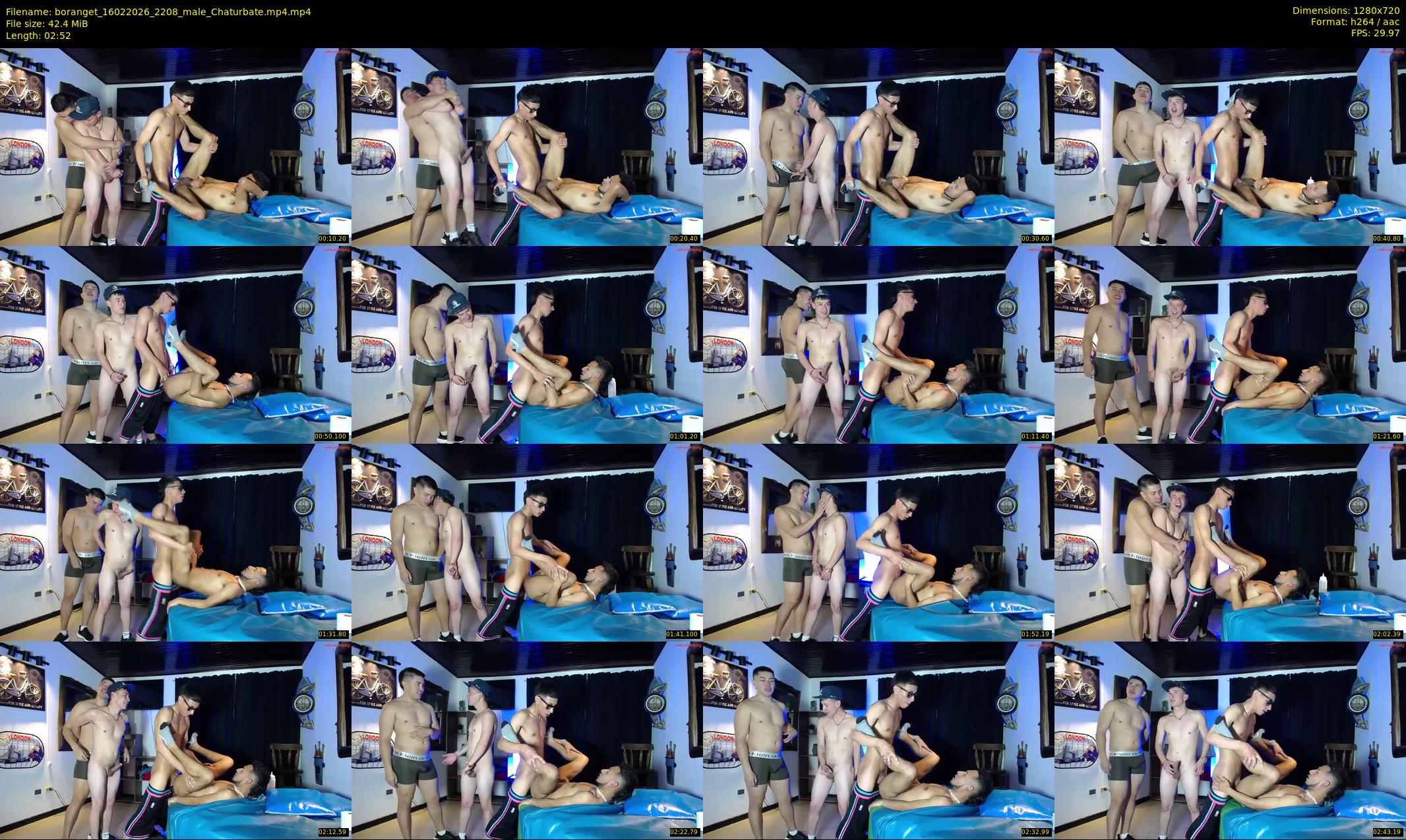 boranget — 3 minute Chaturbate male cam show recording, 720p, Feb 16, 2026