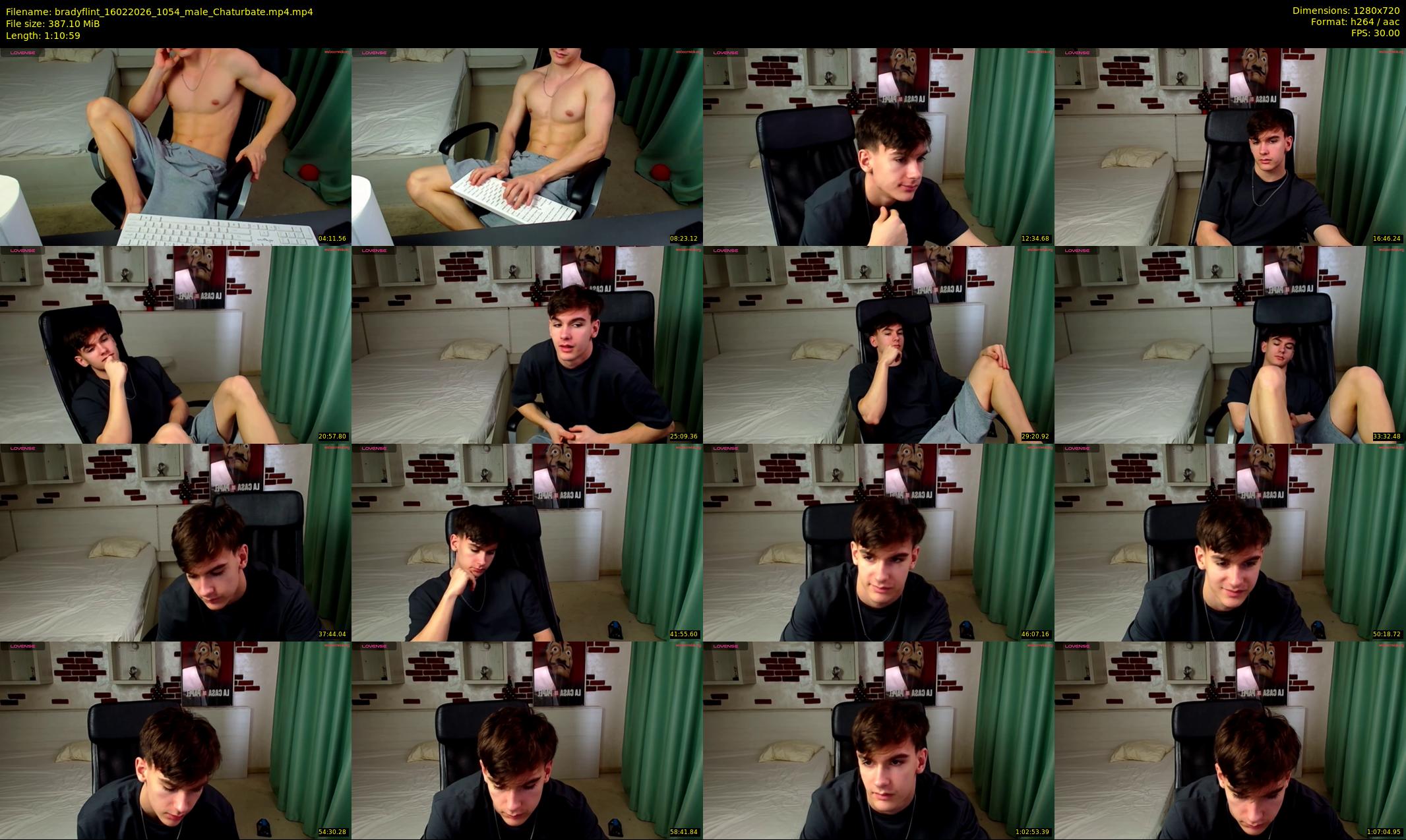 bradyflint — 71 minute Chaturbate male cam show recording, 720p, Feb 16, 2026
