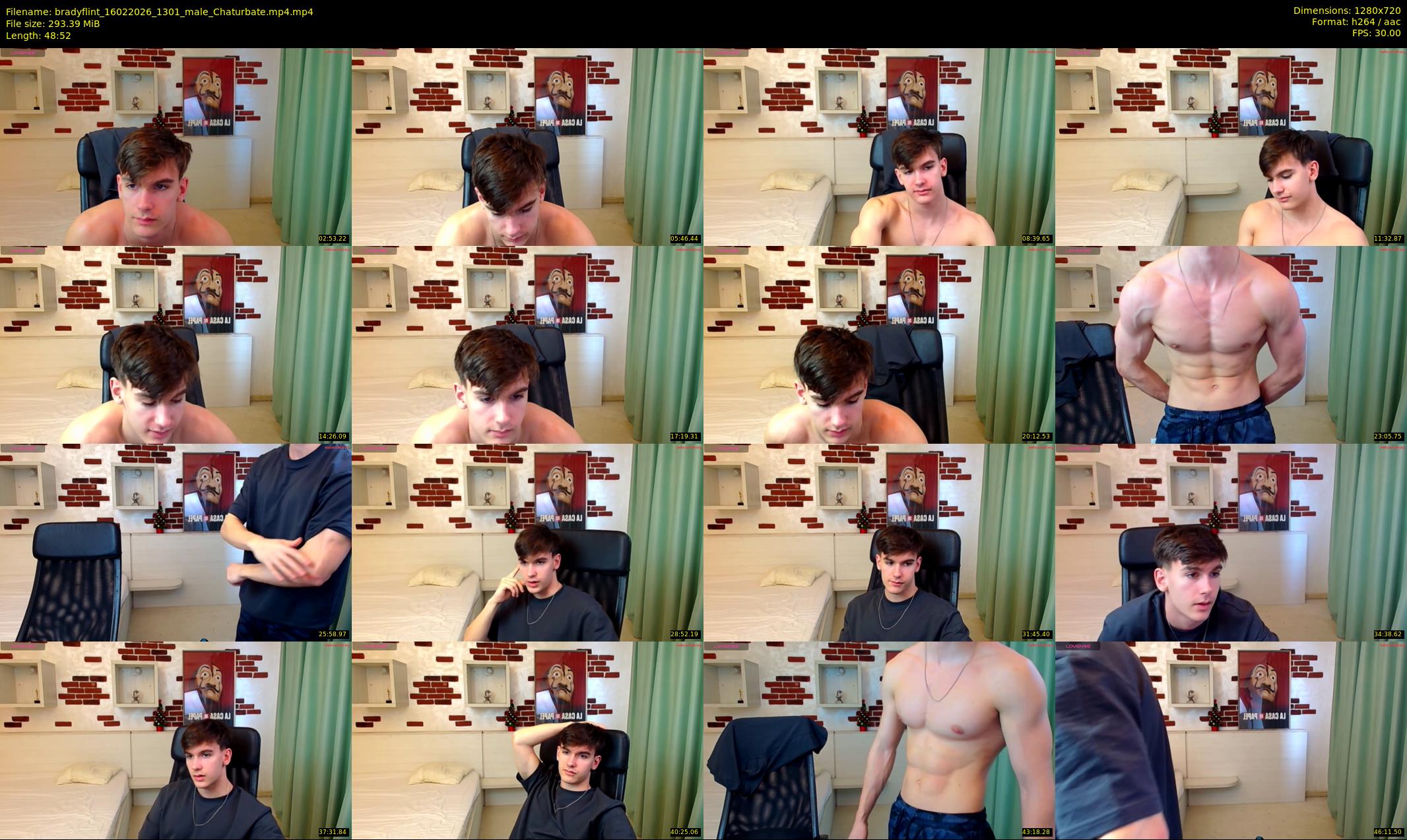 bradyflint — 49 minute Chaturbate male cam show recording, 720p, Feb 16, 2026