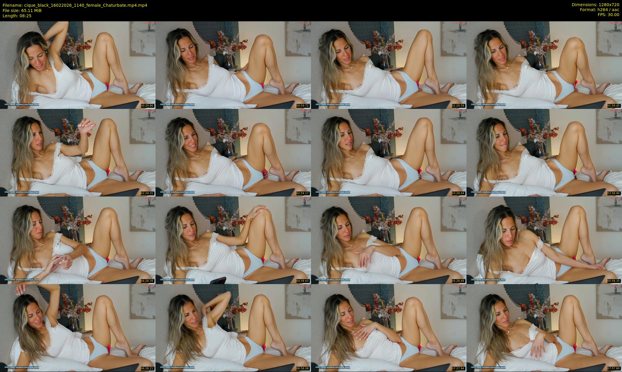 cique_black — 9 minute Chaturbate female cam show recording, 720p, Feb 16, 2026