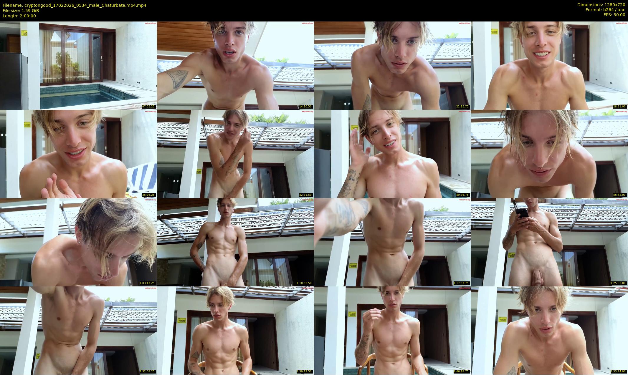 cryptongood — 120 minute Chaturbate male cam show recording, 720p, Feb 17, 2026