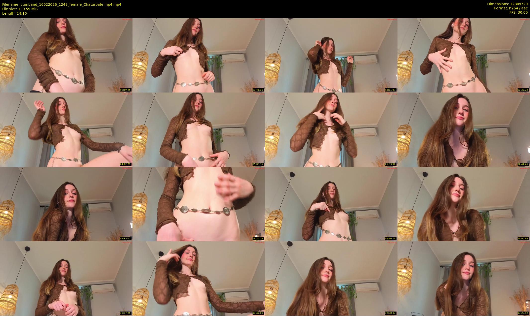 cumband — 15 minute Chaturbate couple cam show recording, 720p, Feb 16, 2026