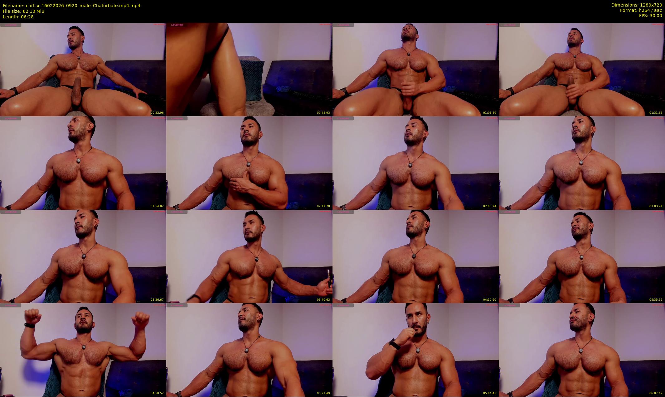 curt_x — 7 minute Chaturbate male cam show recording, 720p, Feb 16, 2026