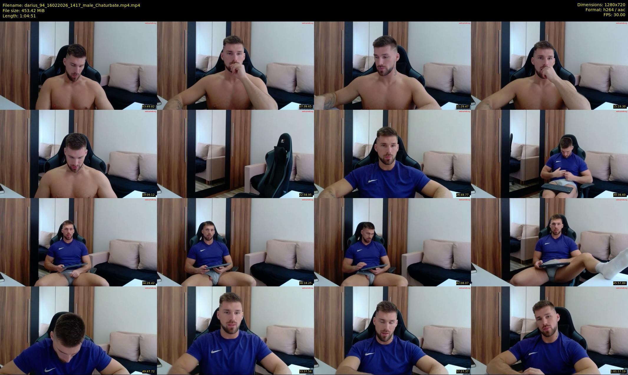 darius_94 — 65 minute Chaturbate male cam show recording, 720p, Feb 16, 2026