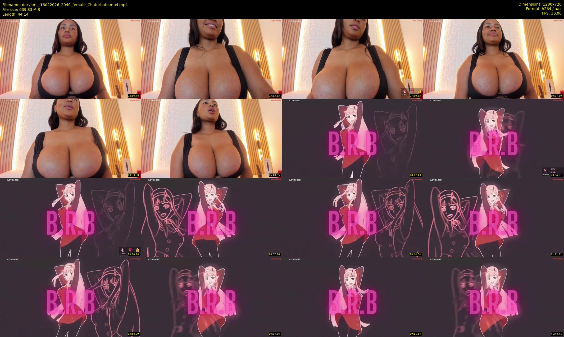 daryam_ — 45 minute Chaturbate female cam show recording, 720p, Feb 16, 2026