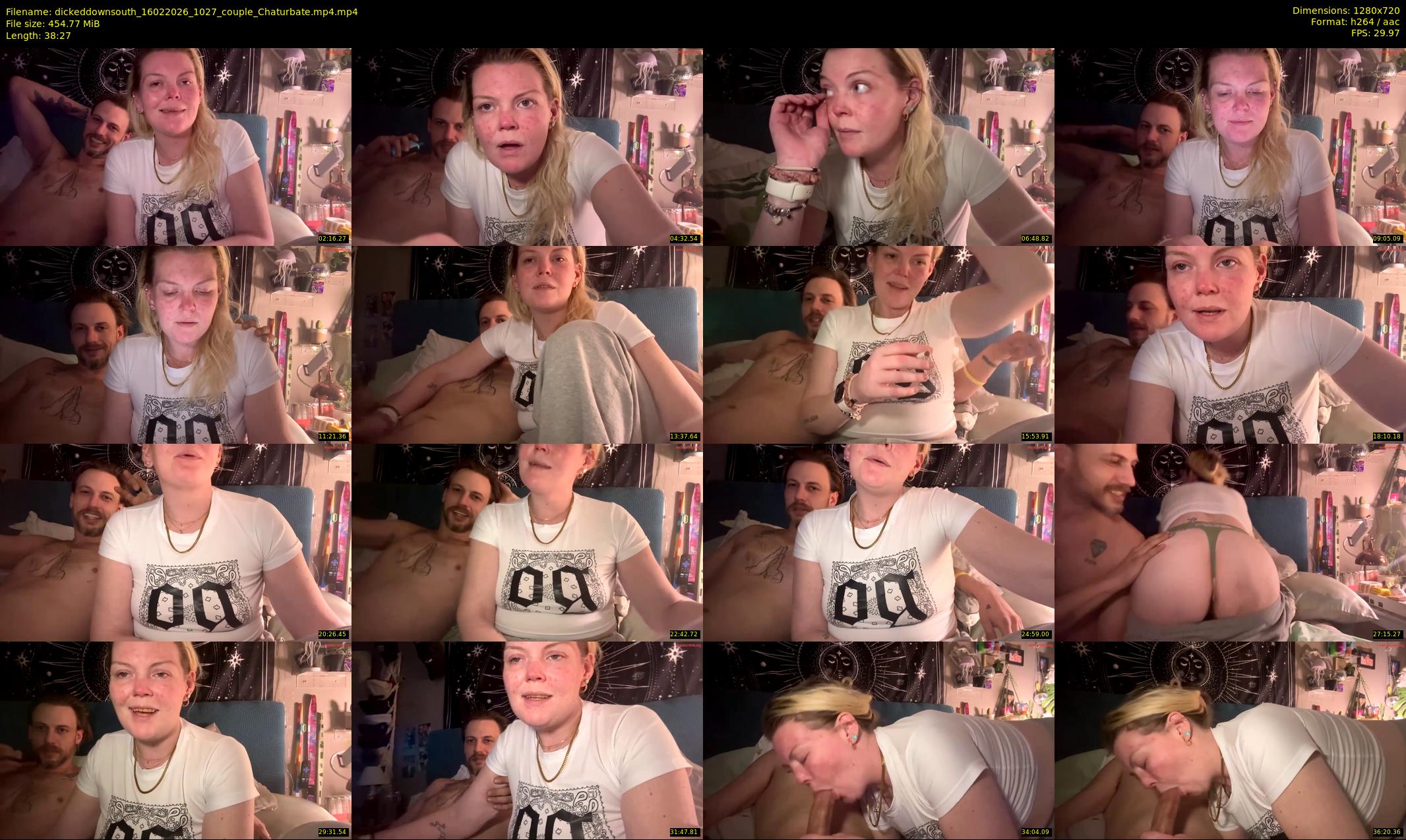 dickeddownsouth — 39 minute Chaturbate couple cam show recording, 720p, Feb 16, 2026
