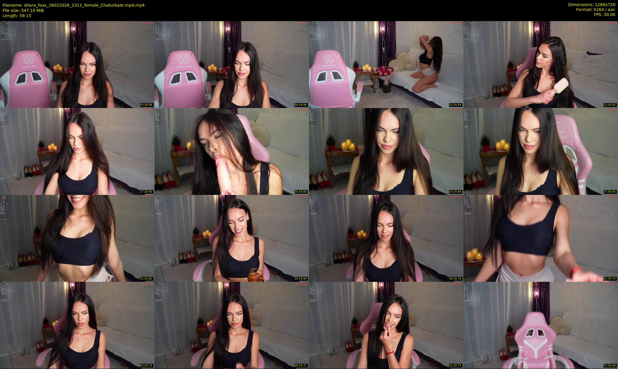 dilara_foxx — 60 minute Chaturbate female cam show recording, 720p, Feb 16, 2026