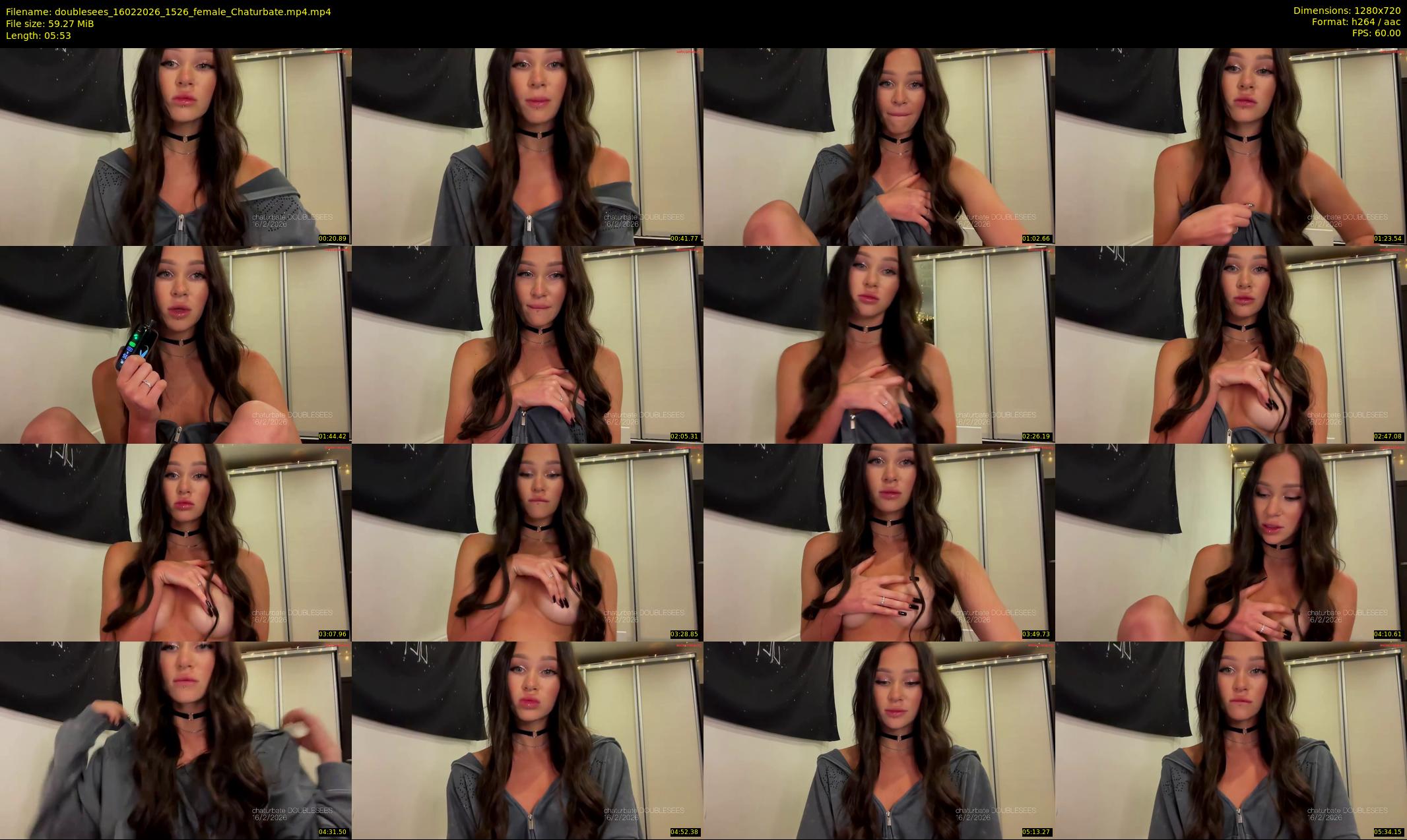 doublesees — 6 minute Chaturbate couple cam show recording, 720p, Feb 16, 2026