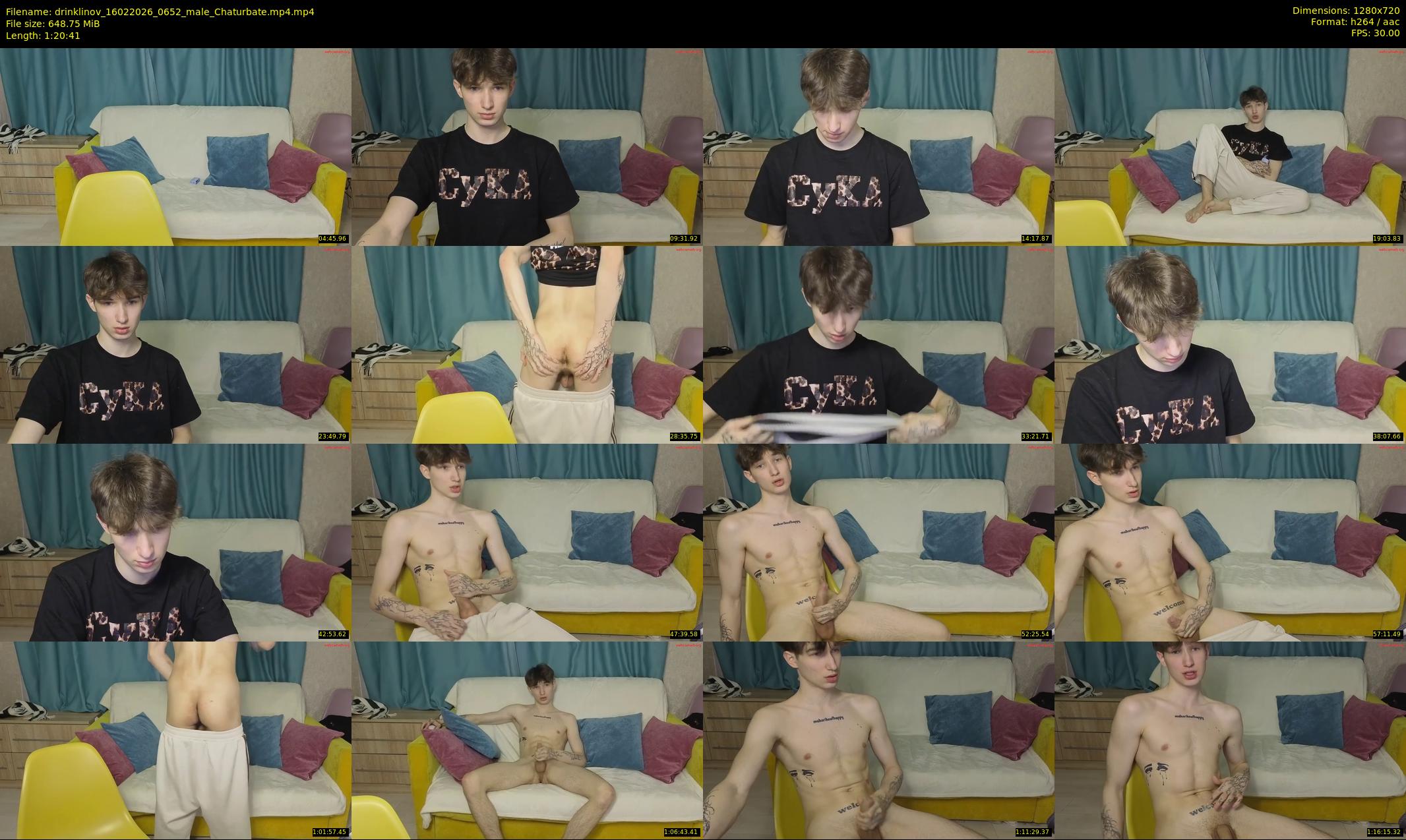 drinklinov — 81 minute Chaturbate male cam show recording, 720p, Feb 16, 2026