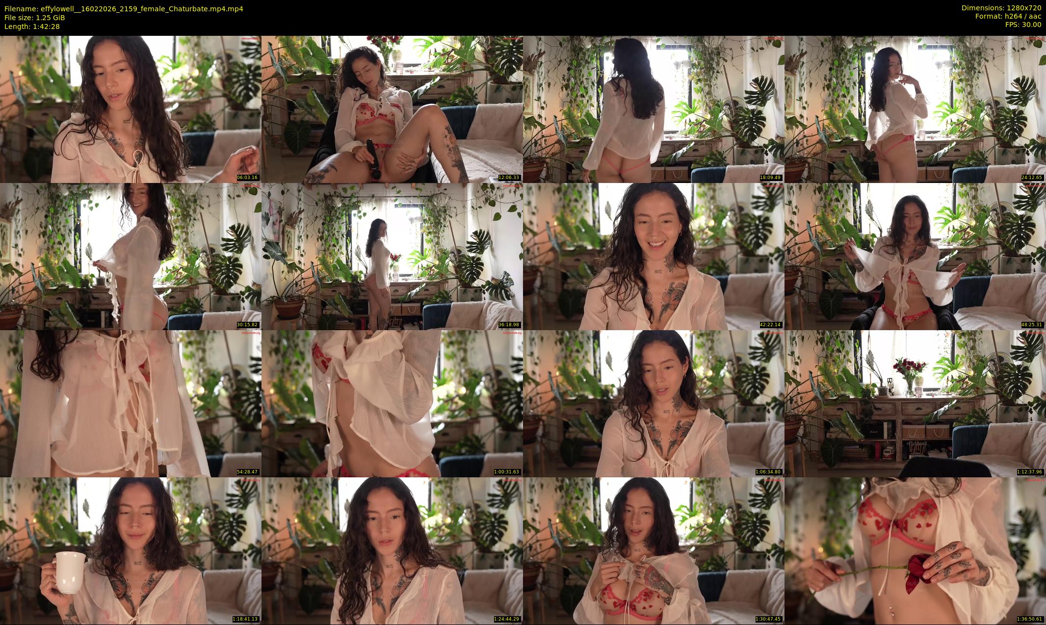 effylowell_ — 103 minute Chaturbate female cam show recording, 720p, Feb 16, 2026
