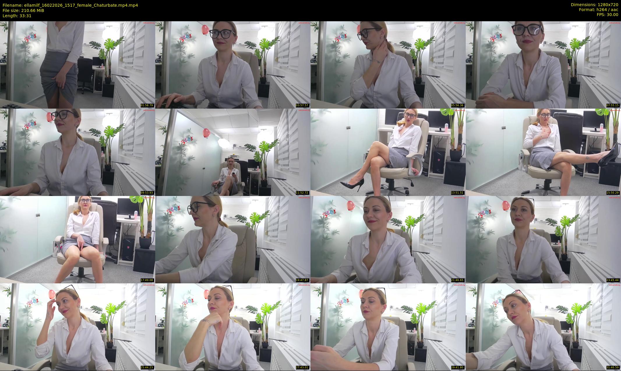 ellamilf — 34 minute Chaturbate female cam show recording, 720p, Feb 16, 2026